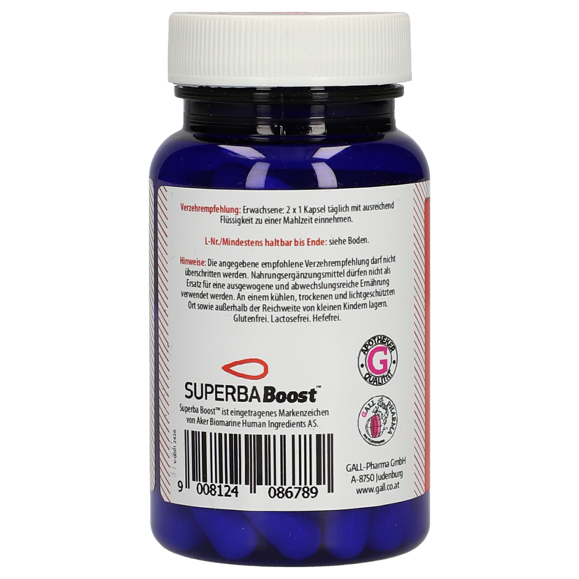 Krillöl Superba Boost 590 mg GPH Kapseln