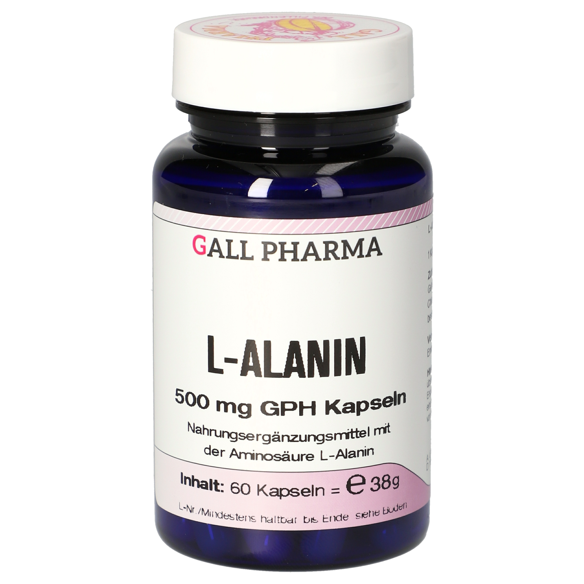 L-Alanin 500 mg GPH Kapseln L-Alanin 500 mg GPH Kapseln