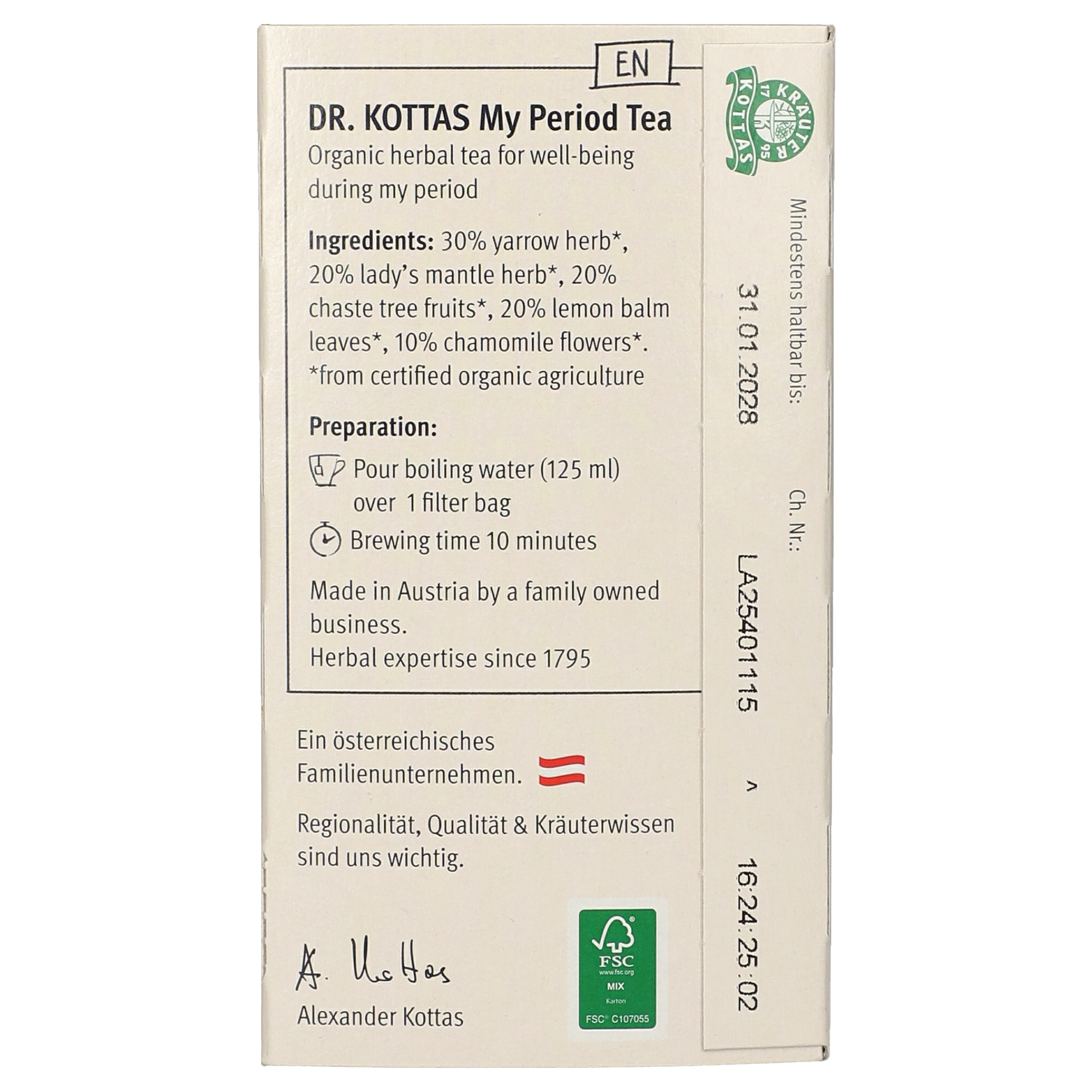 Dr. Kottas My Days Tea