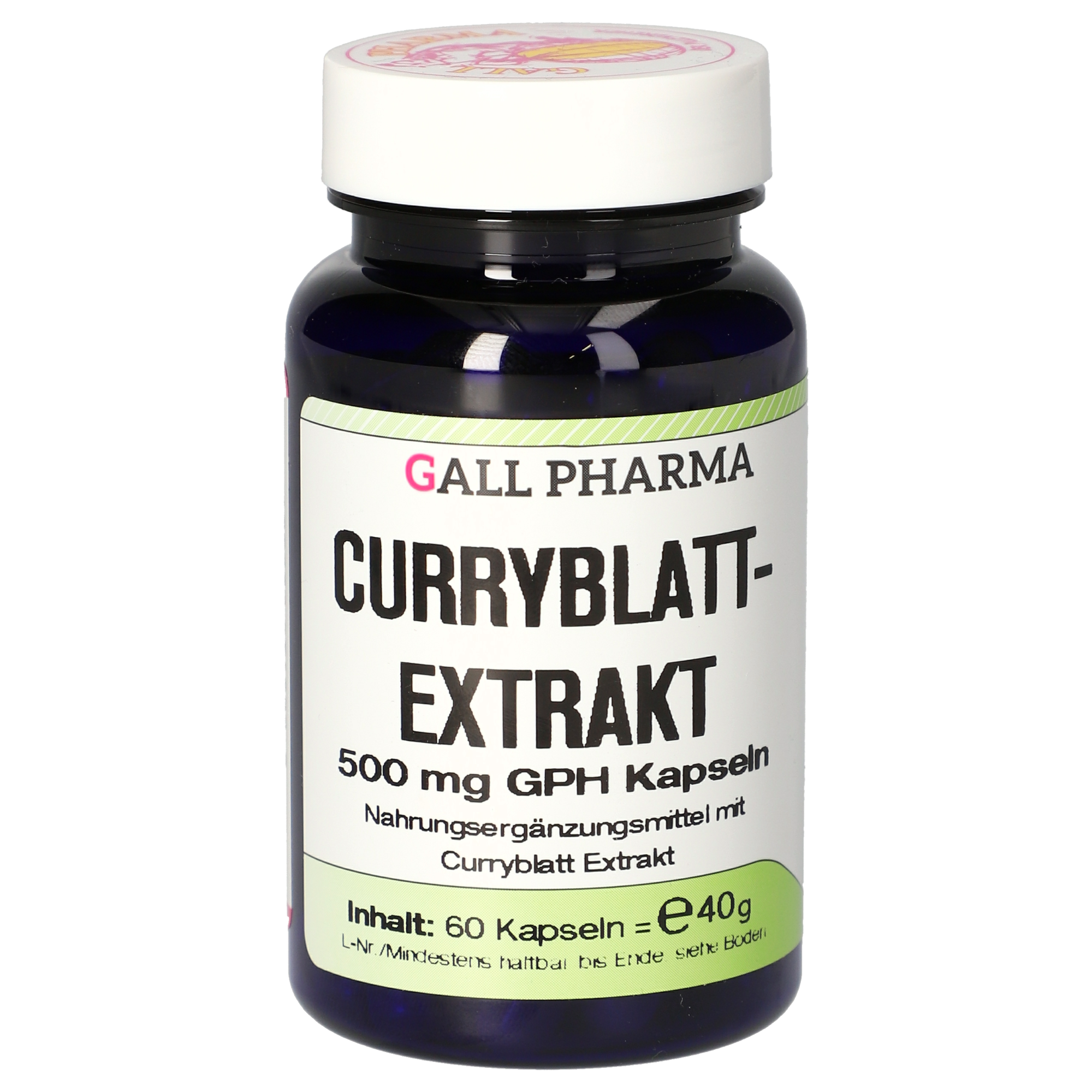 Curryblattextrakt 500 mg GPH Kapseln