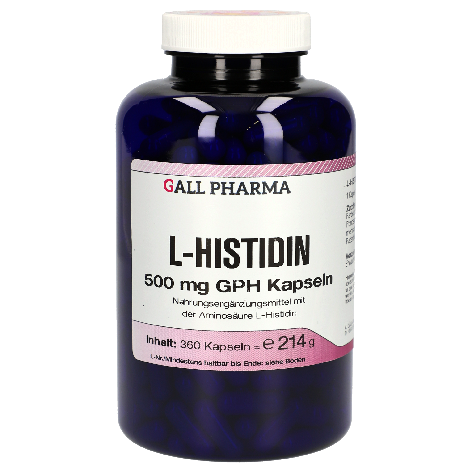 L-Histidin 500 mg GPH Kapseln