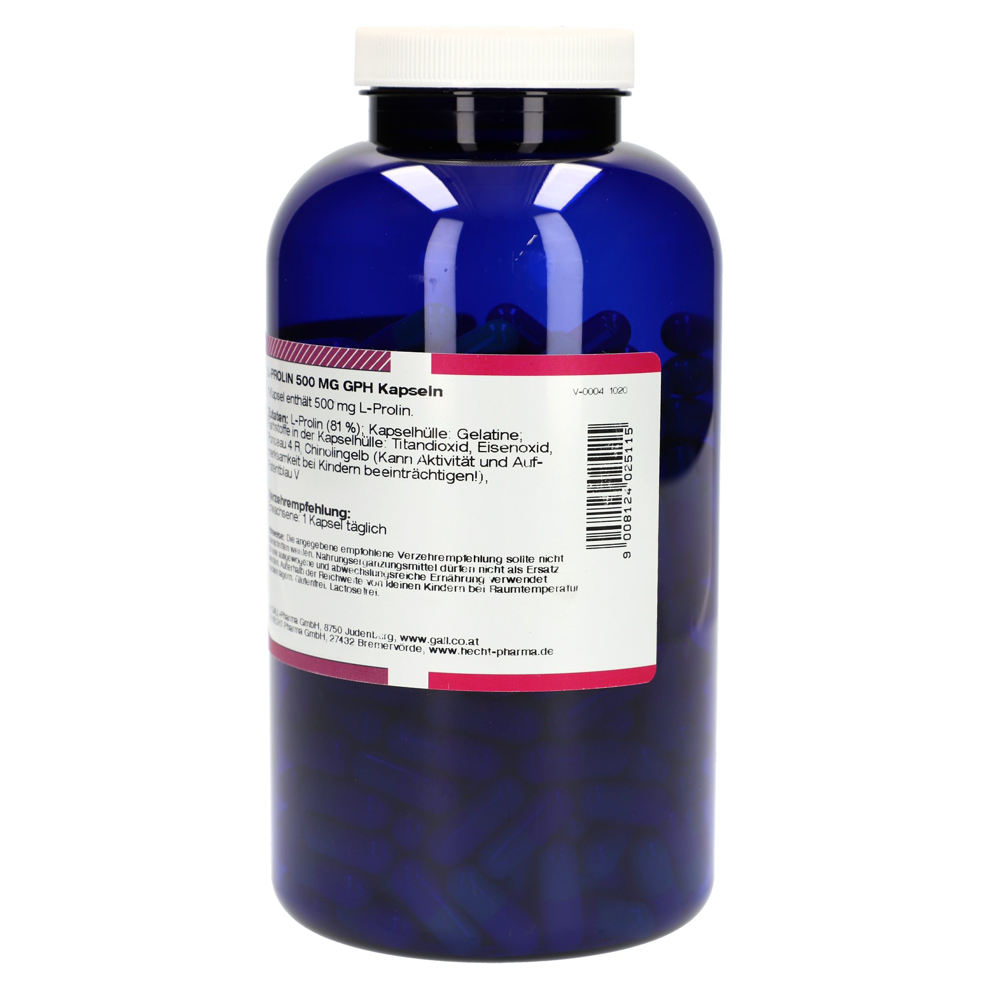 L-Prolin 500 mg GPH Kapseln