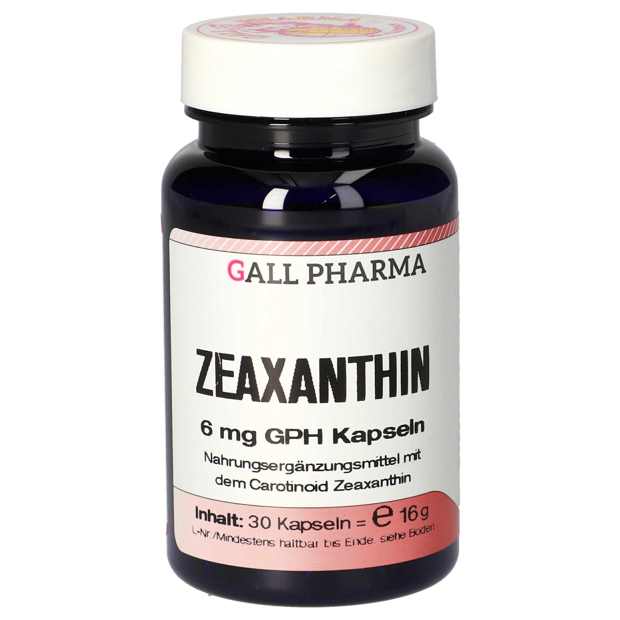 Zeaxanthin 6 mg GPH Kapseln Zeaxanthin 6 mg GPH Kapseln