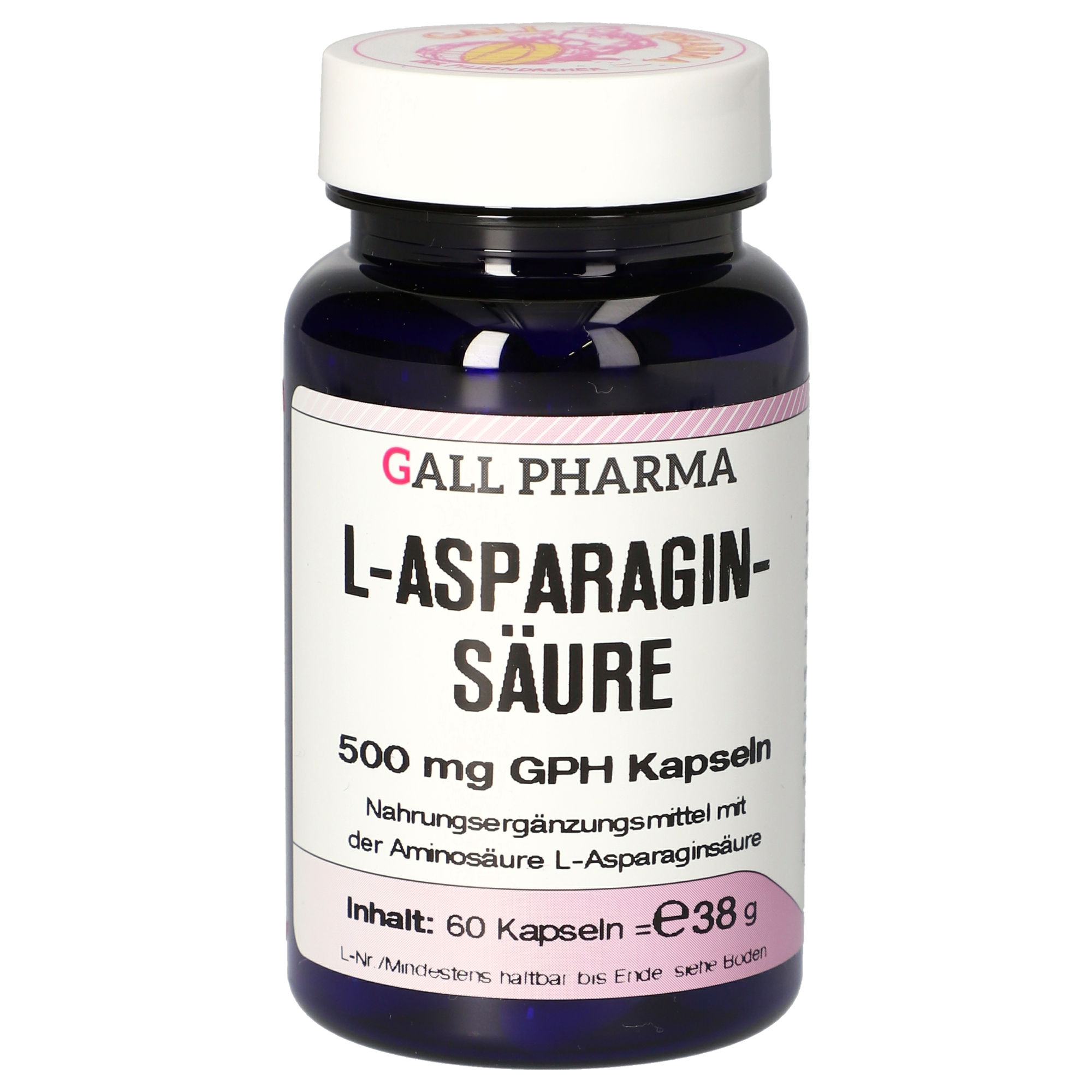 L-Asparaginsäure 500 mg GPH Kapseln L-Asparaginsäure 500 mg GPH Kapseln