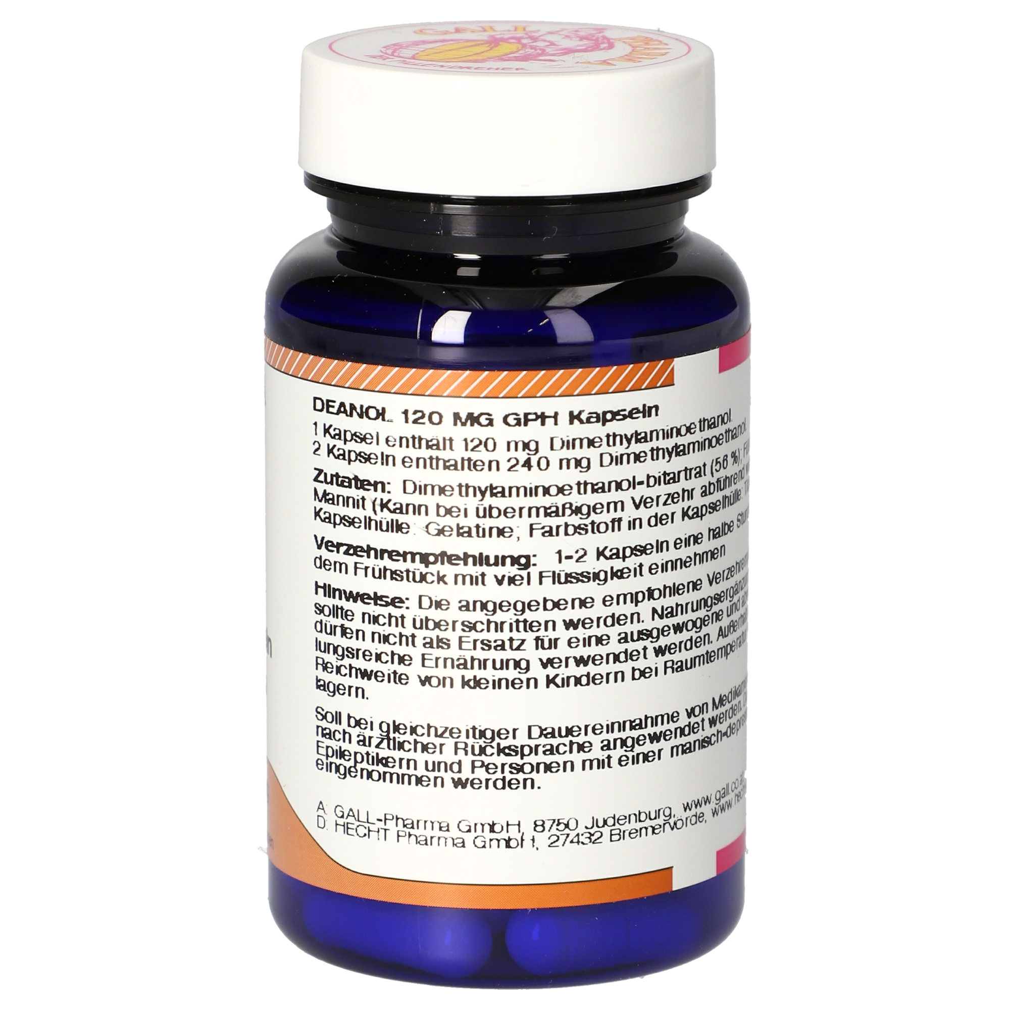 Deanol 120 mg GPH Kapseln