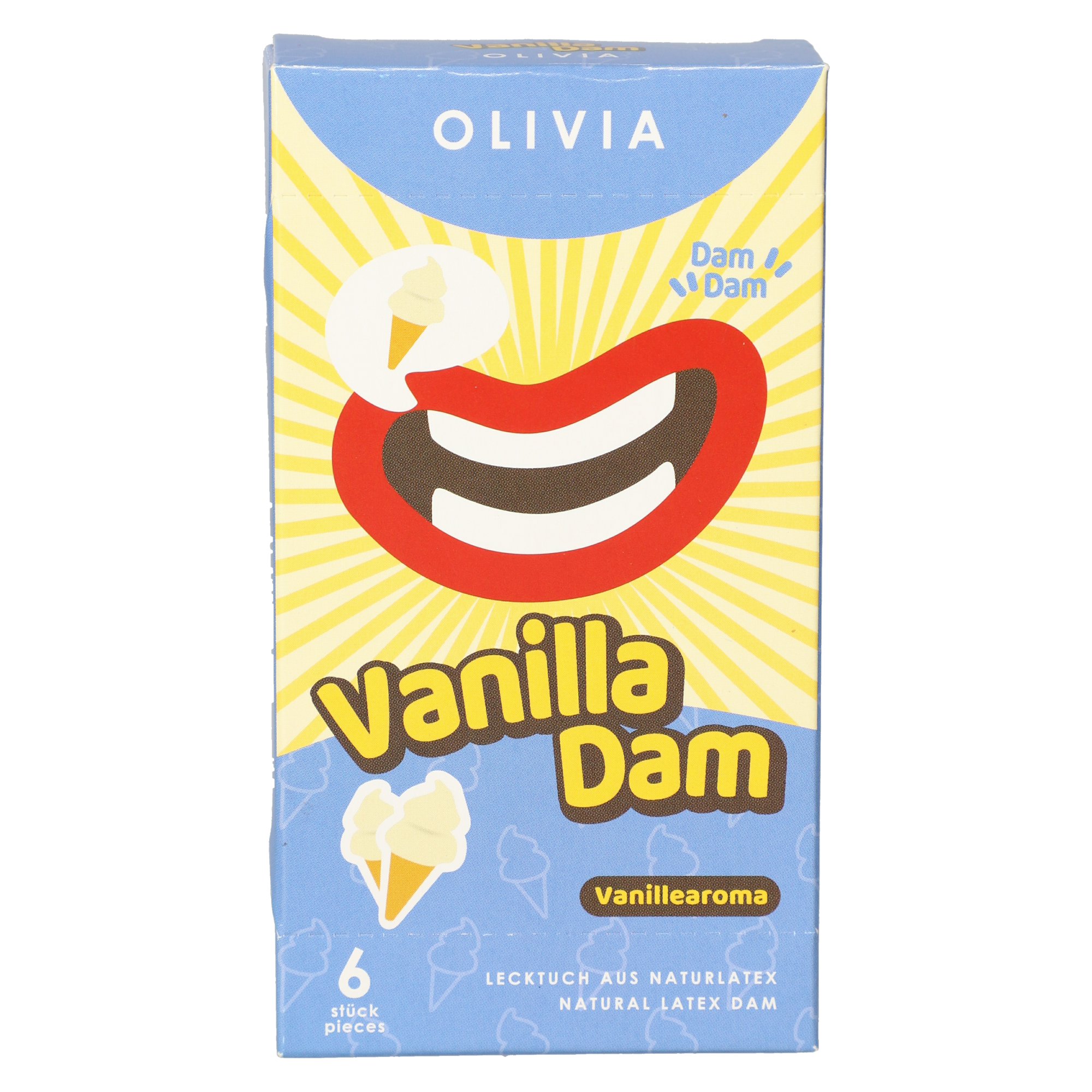 Olivia Dam Lecktücker Vanille Olivia Dam Lecktücker Vanille