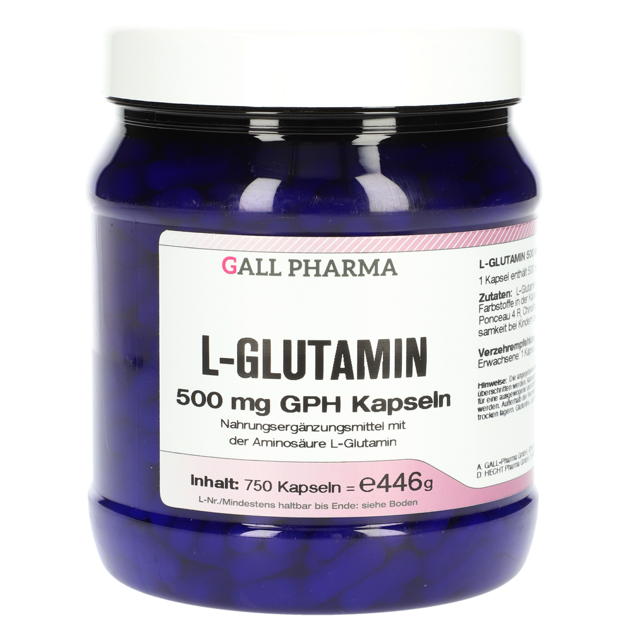 L-Glutamin 500 mg GPH Kapseln