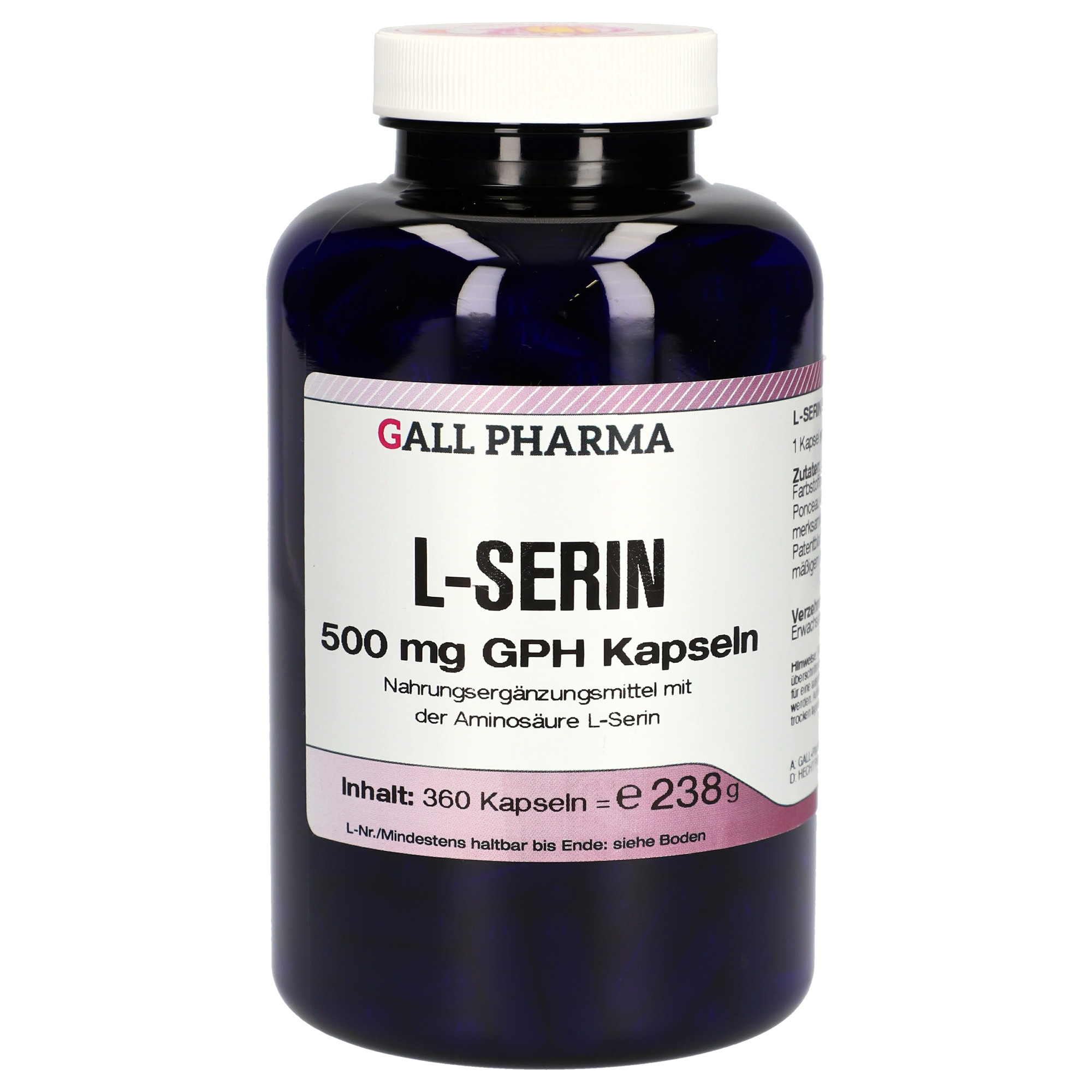 L-Serin 500 mg GPH Kapseln