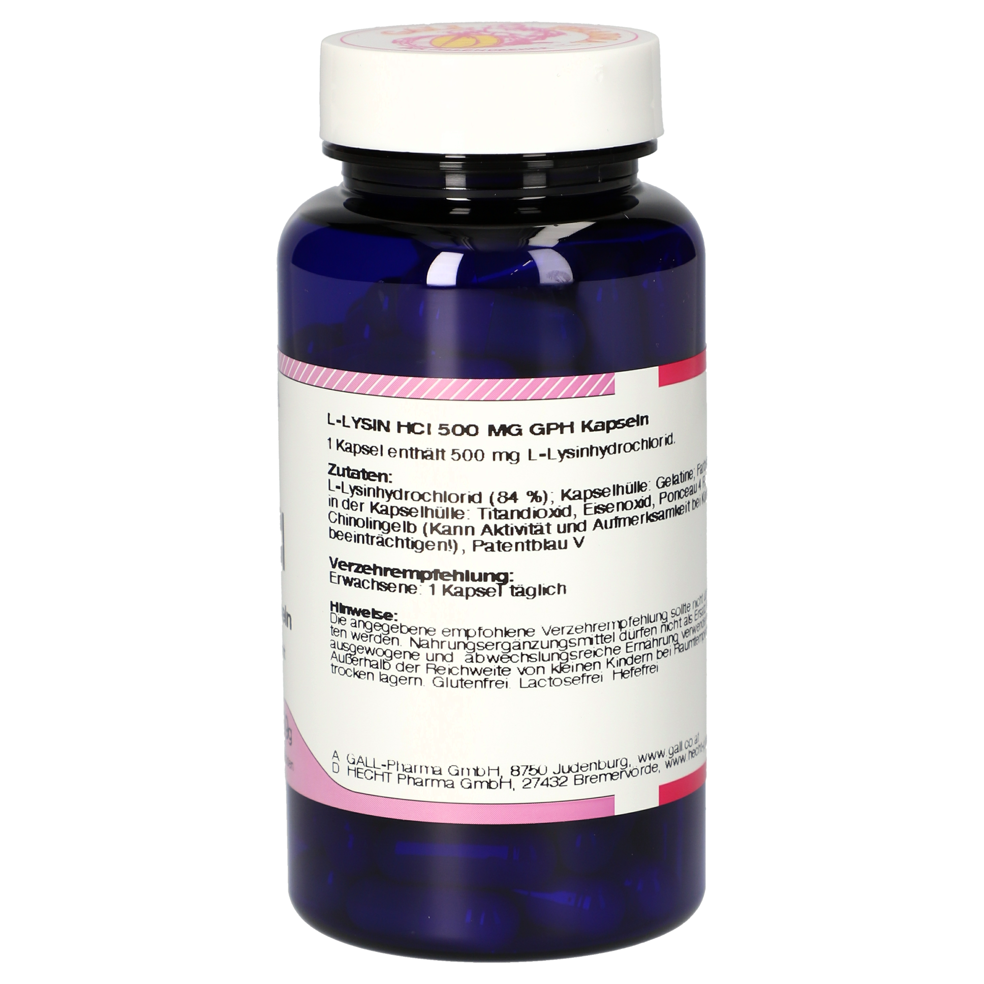 L-Lysin HCl 500 mg GPH Kapseln