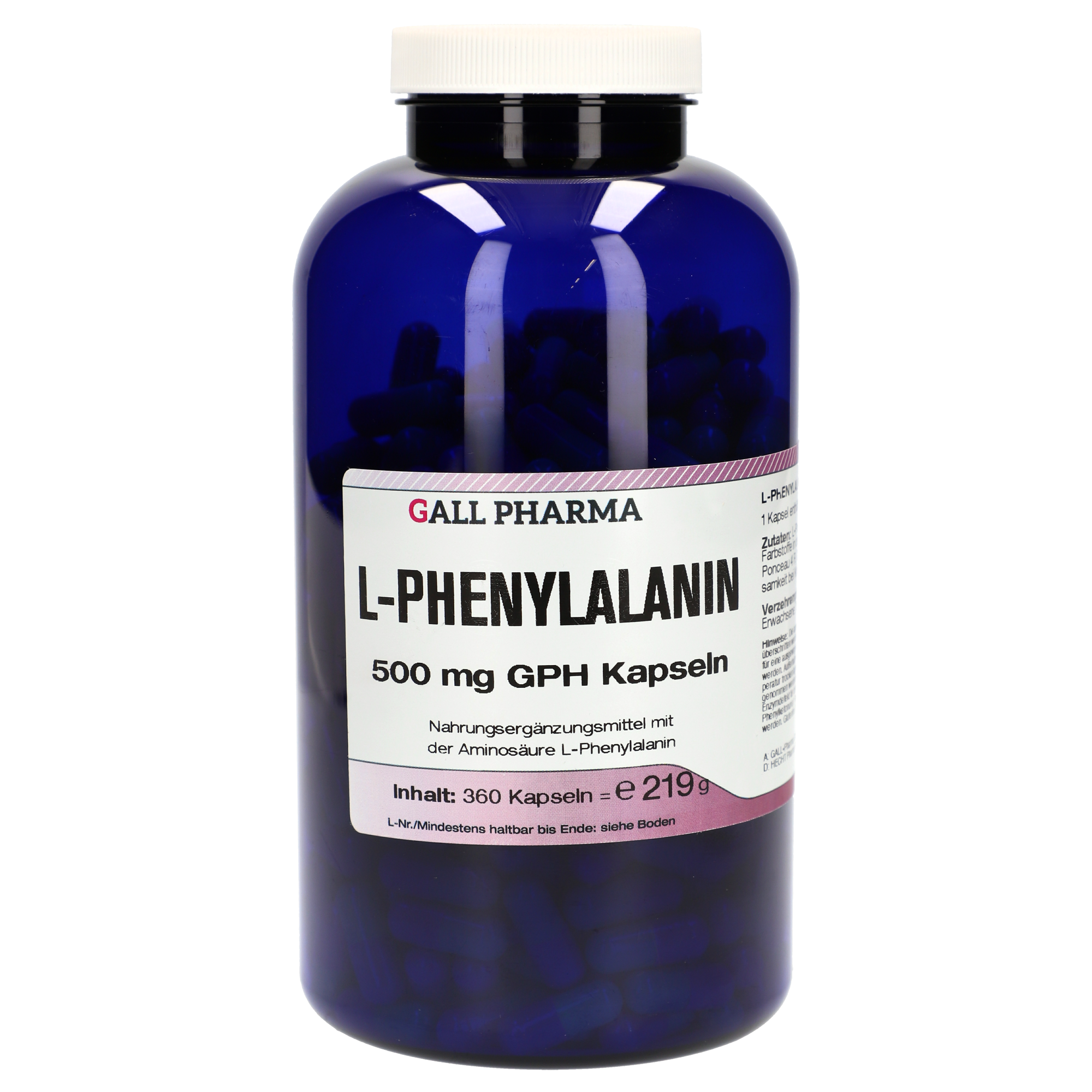 L-Phenylalanin 500 mg GPH Kapseln