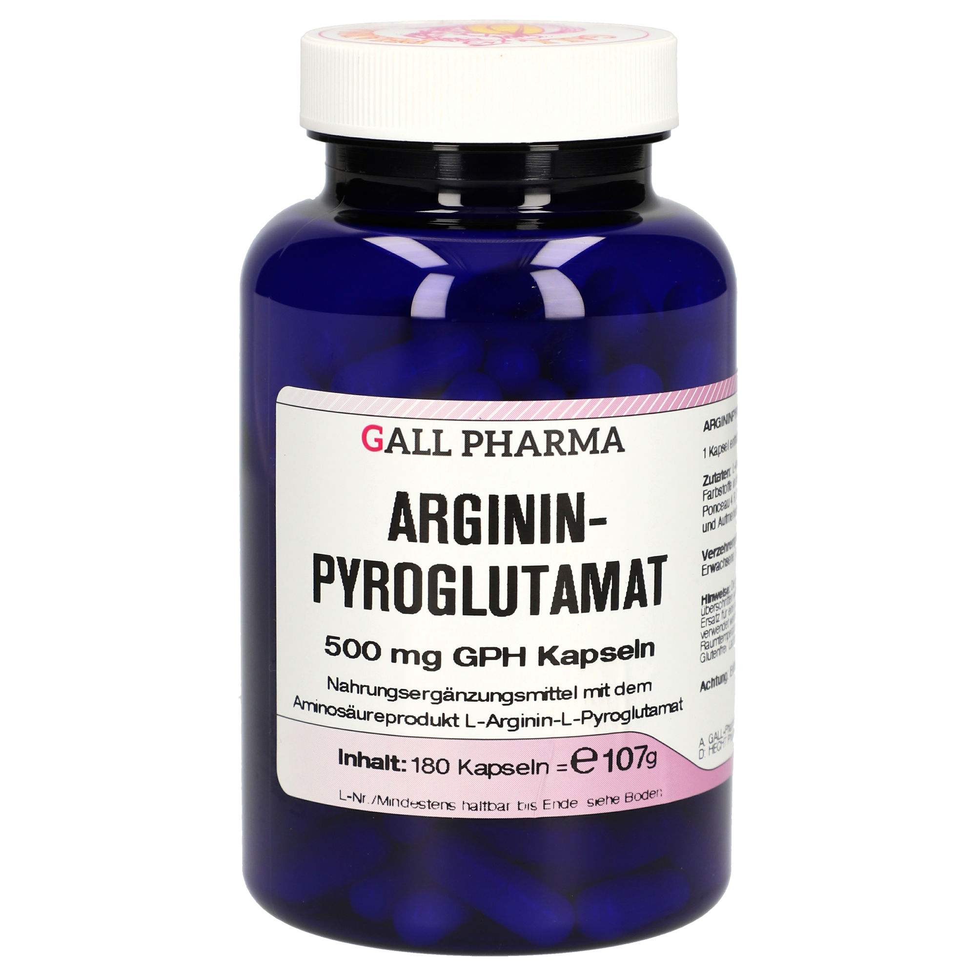 Argininpyroglutamat 500 mg GPH Kapseln
