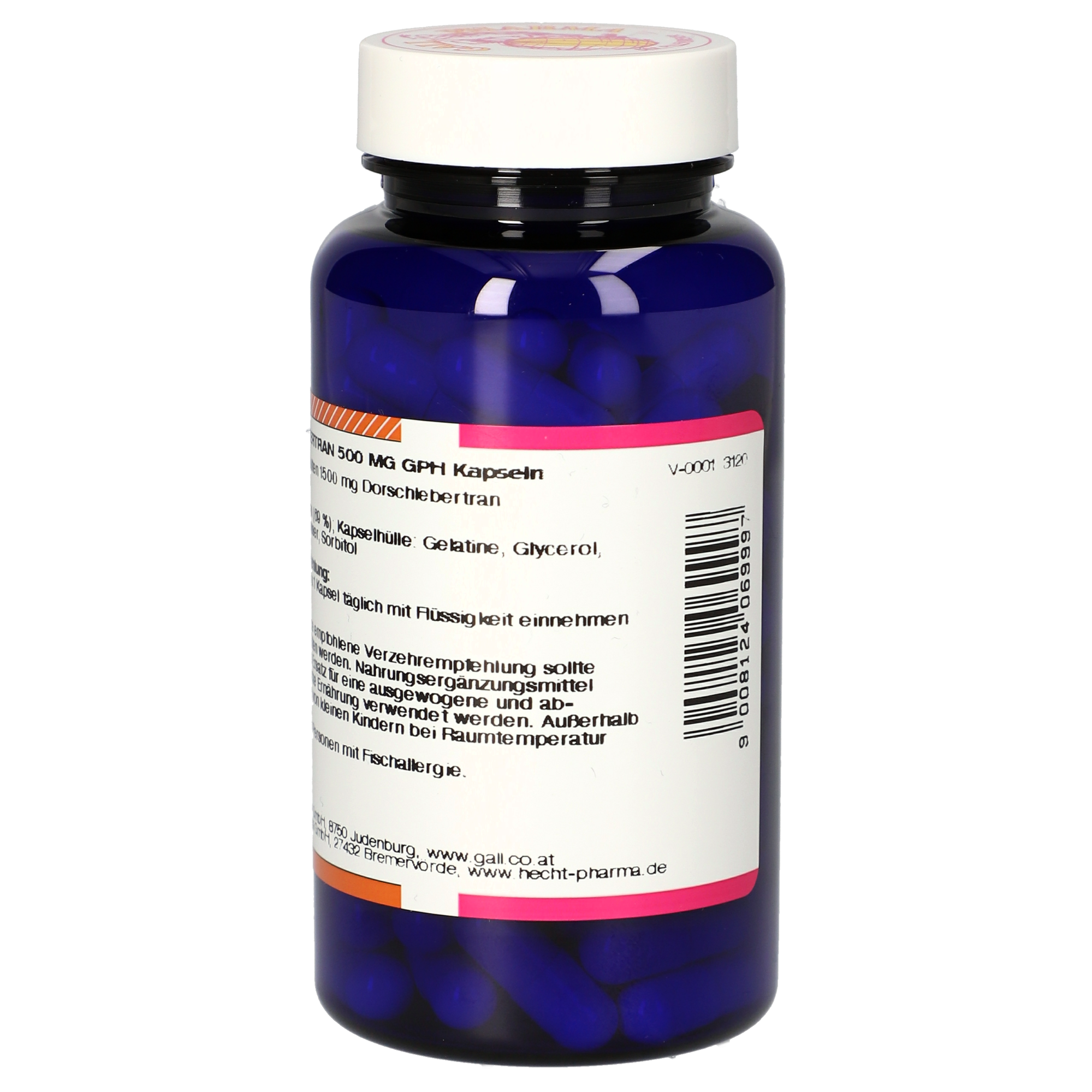 Cod Liver Oil 500 mg GPH Capsules