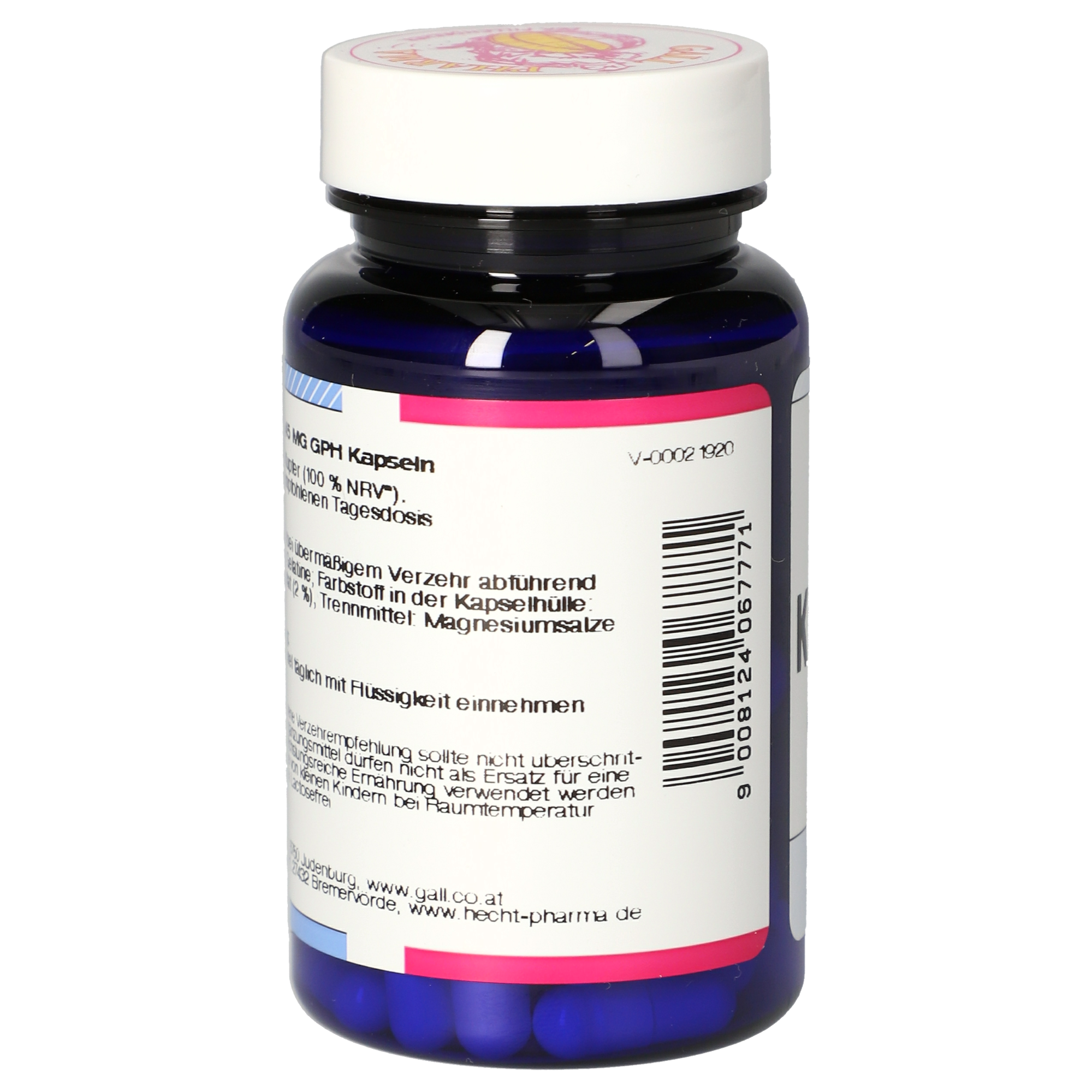 Copper Orotate 6,45 mg GPH Capsules