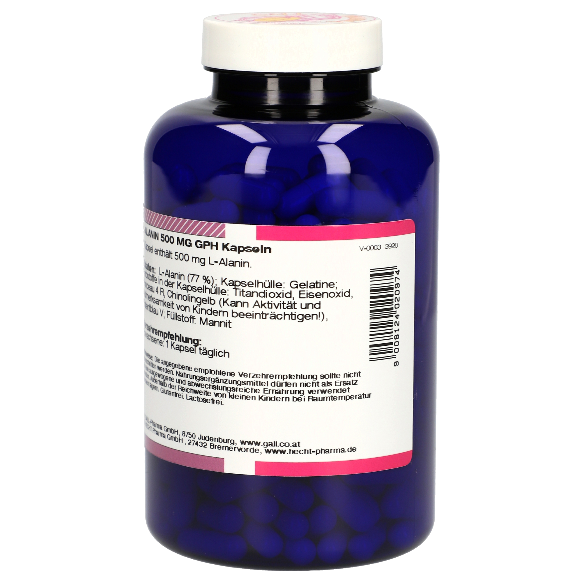 L-Alanin 500 mg GPH Kapseln