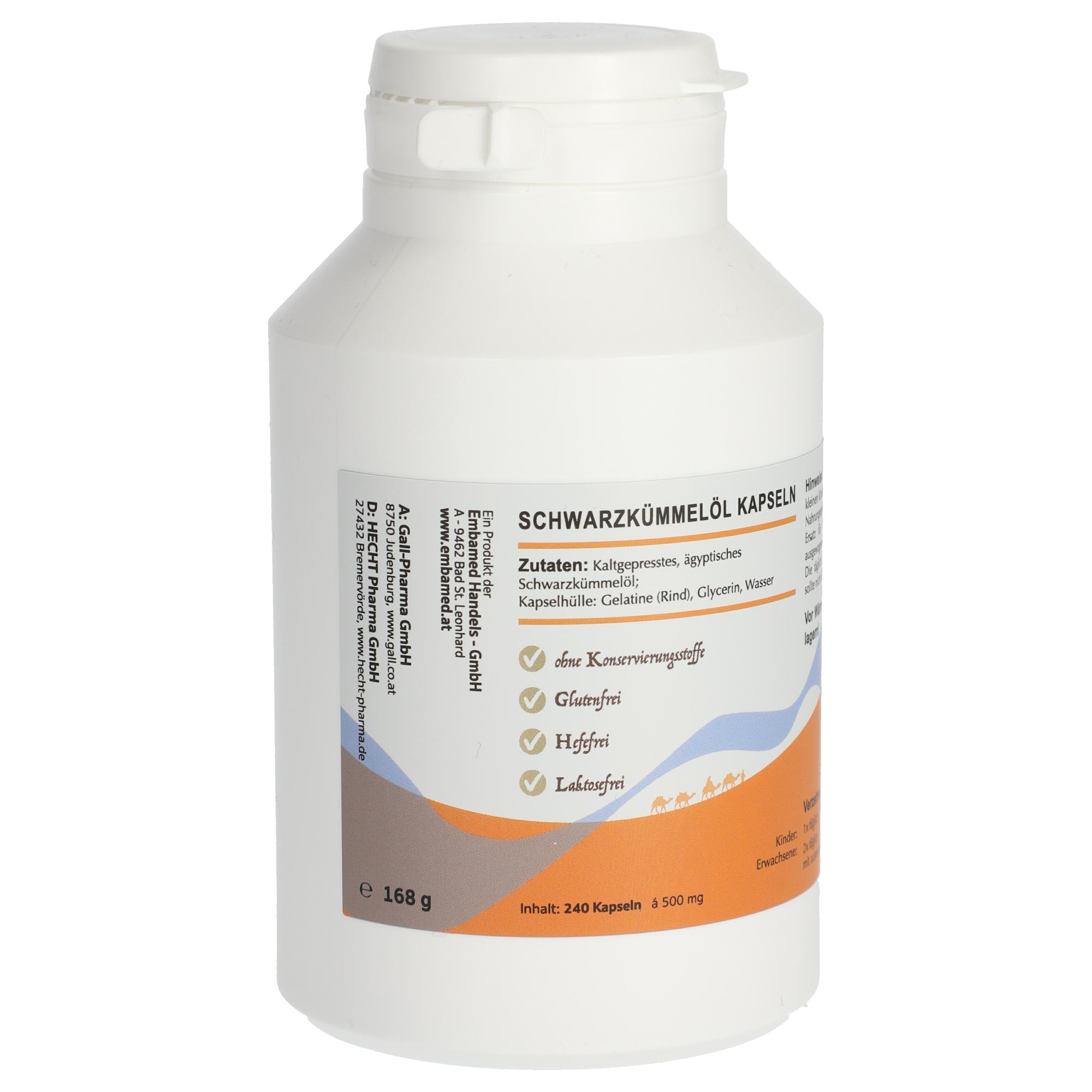 Schwarzkümmelöl 500 mg Embamed® Kapseln