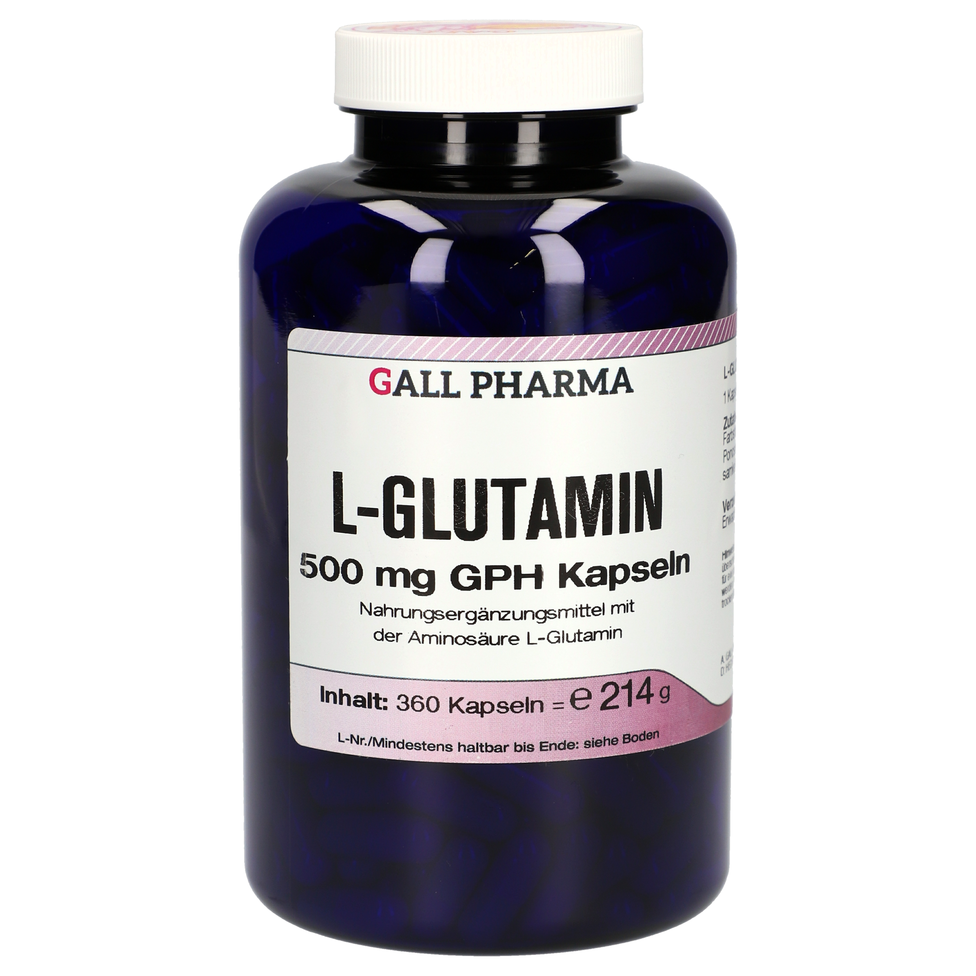 L-Glutamin 500 mg GPH Kapseln