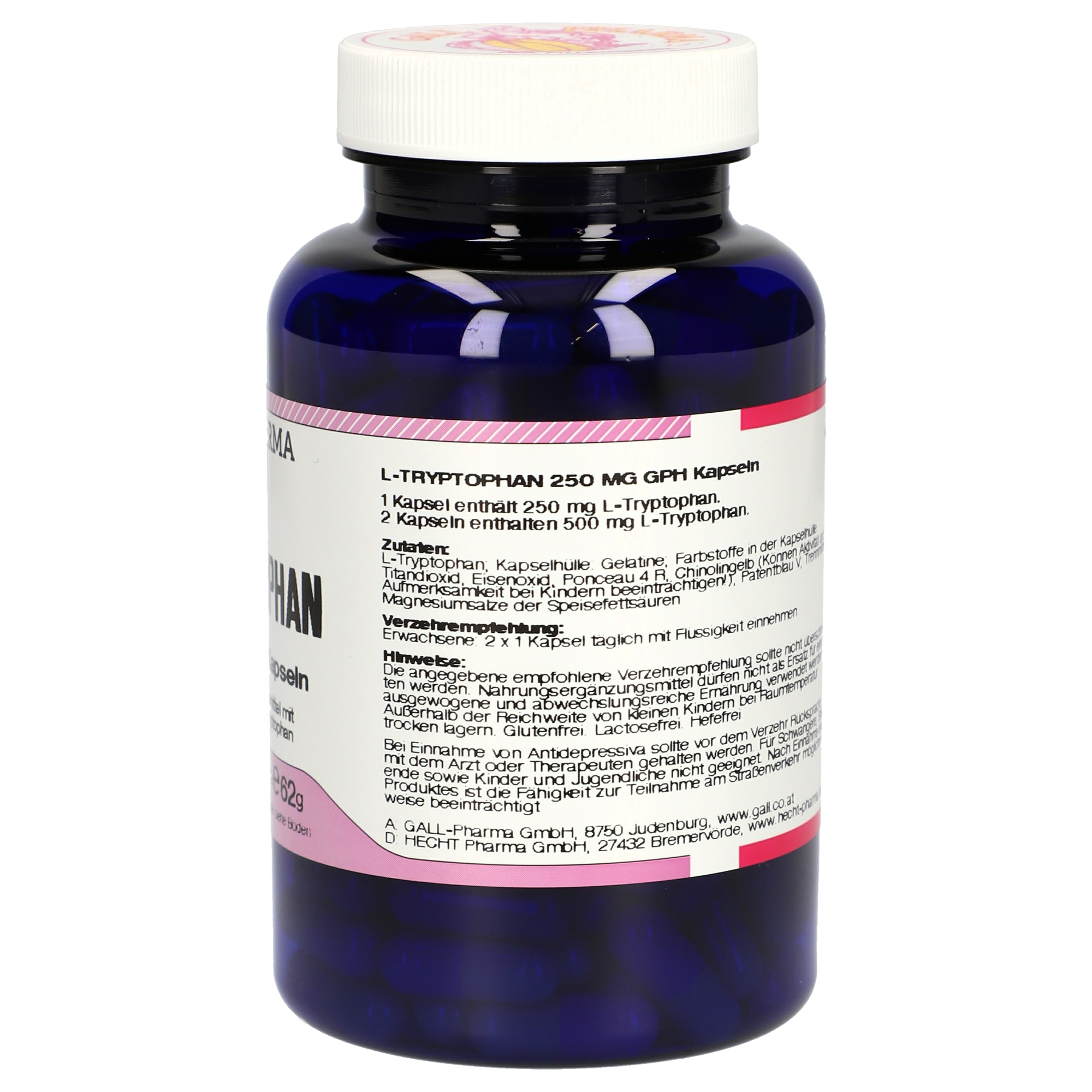 L-Tryptophan 250 mg GPH Kapseln
