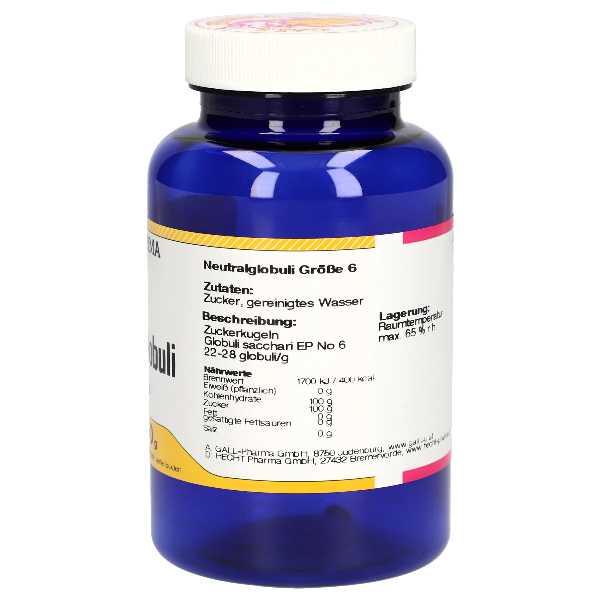 Neutralglobuli Größe 6 GPH