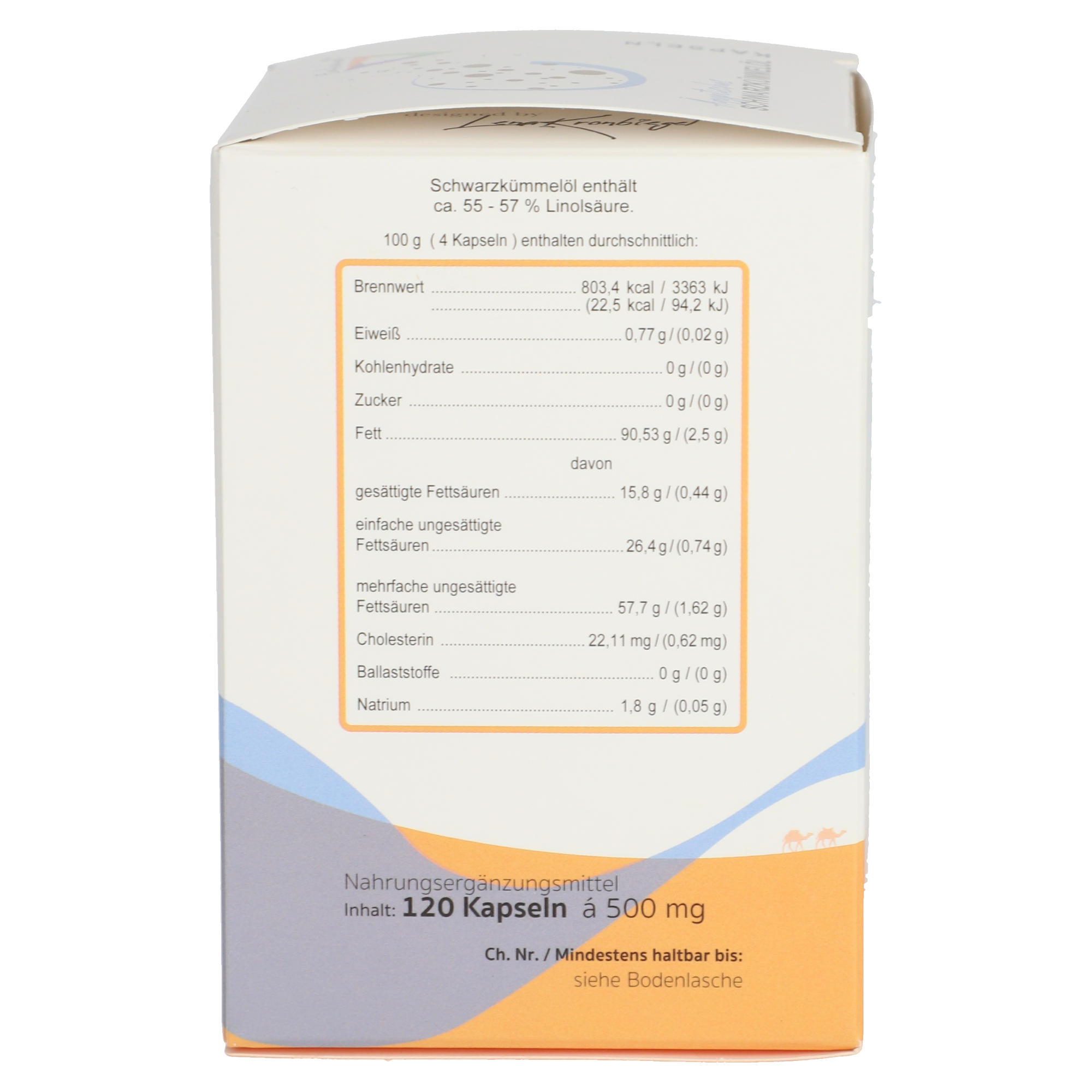 Schwarzkümmelöl 500 mg Embamed® Kapseln