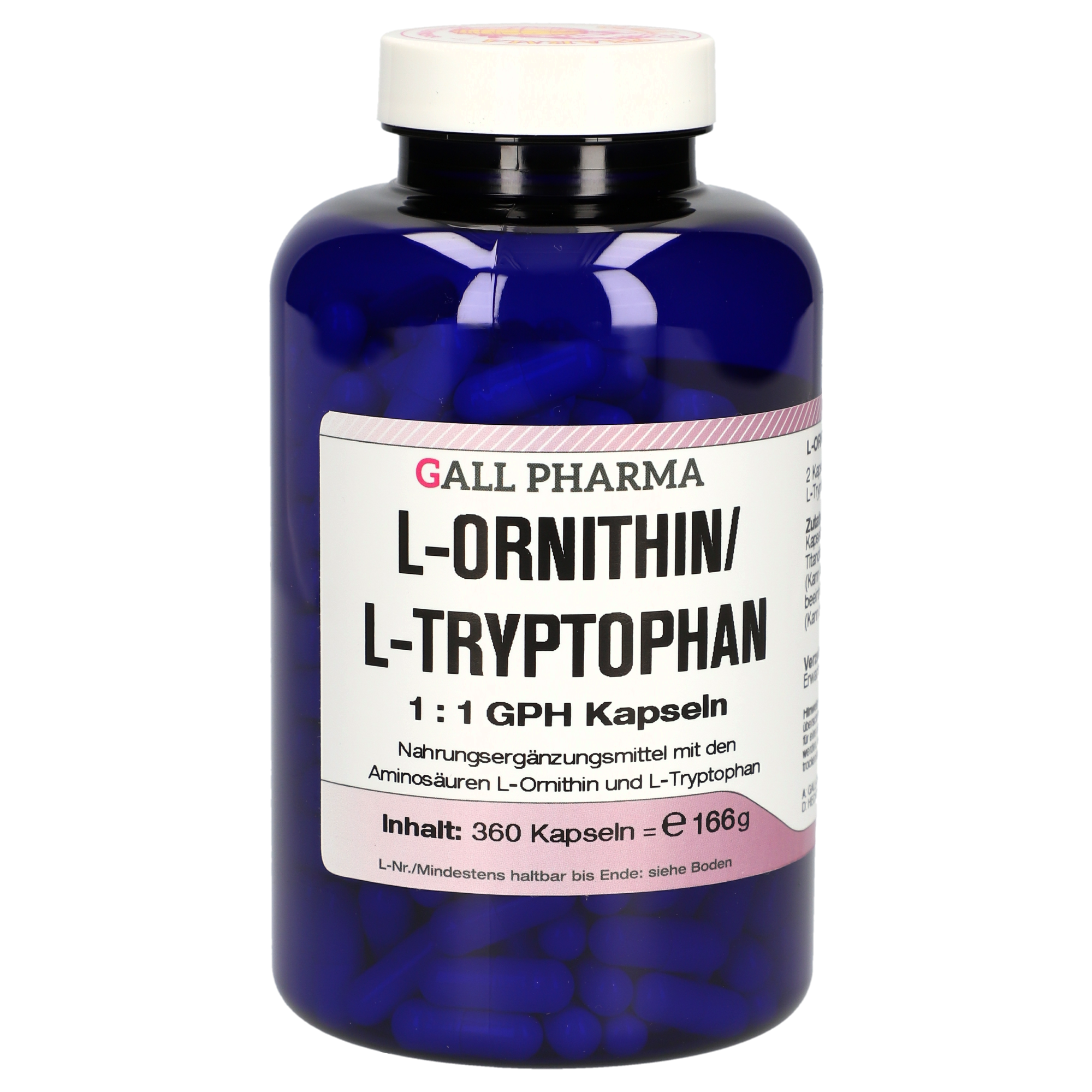 L-Ornithin / L-Tryptophan 1:1 GPH Kapseln