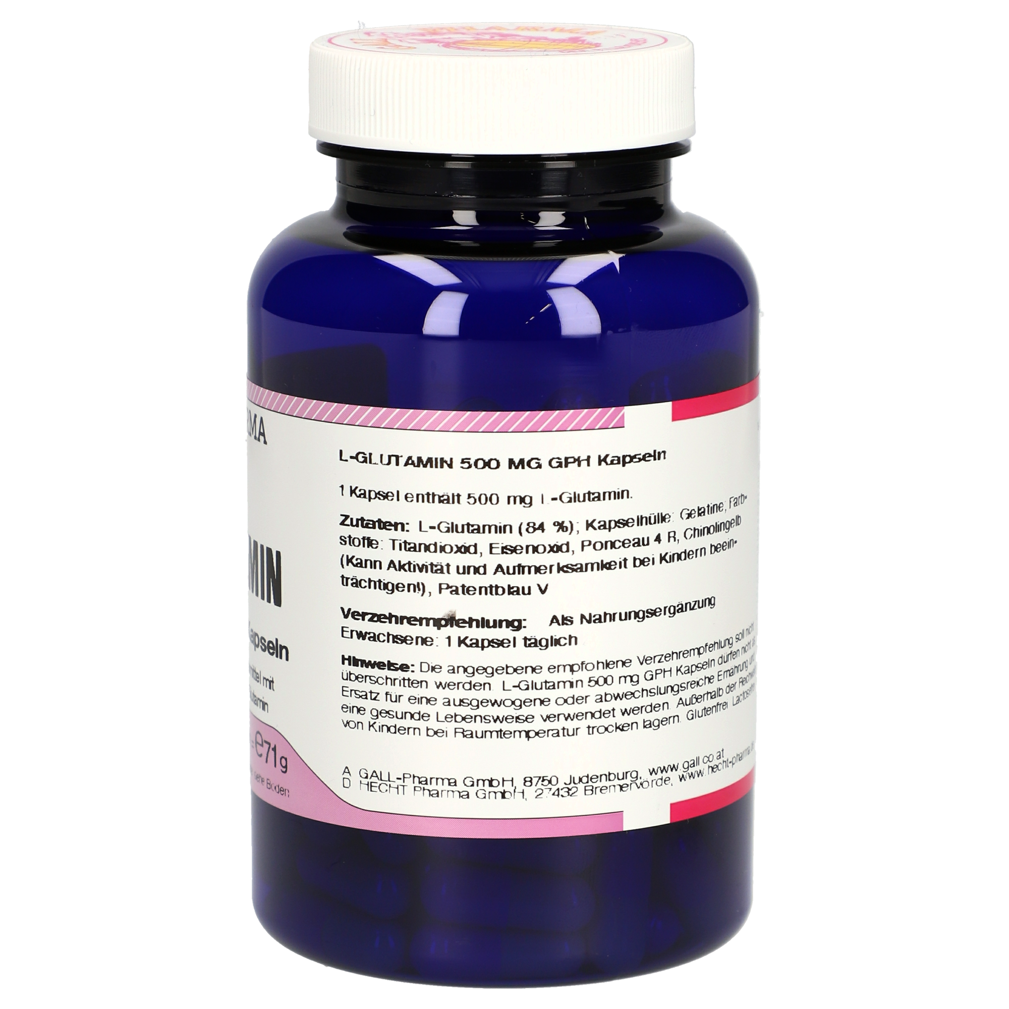 L-Glutamin 500 mg GPH Kapseln
