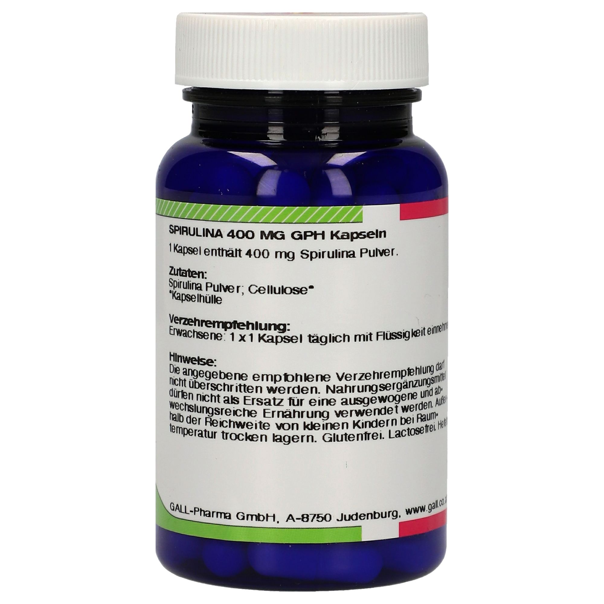 Spirulina 400 mg GPH Kapseln
