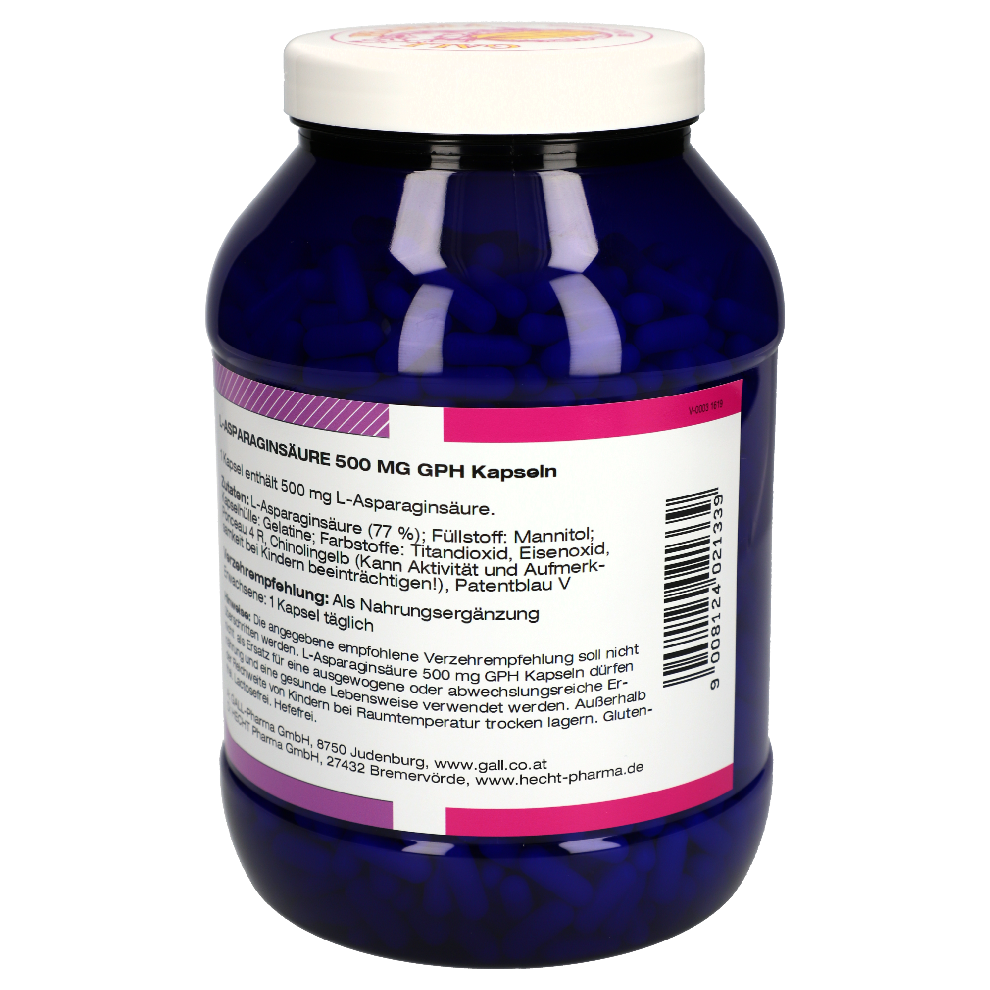 L-Asparaginsäure 500 mg GPH Kapseln