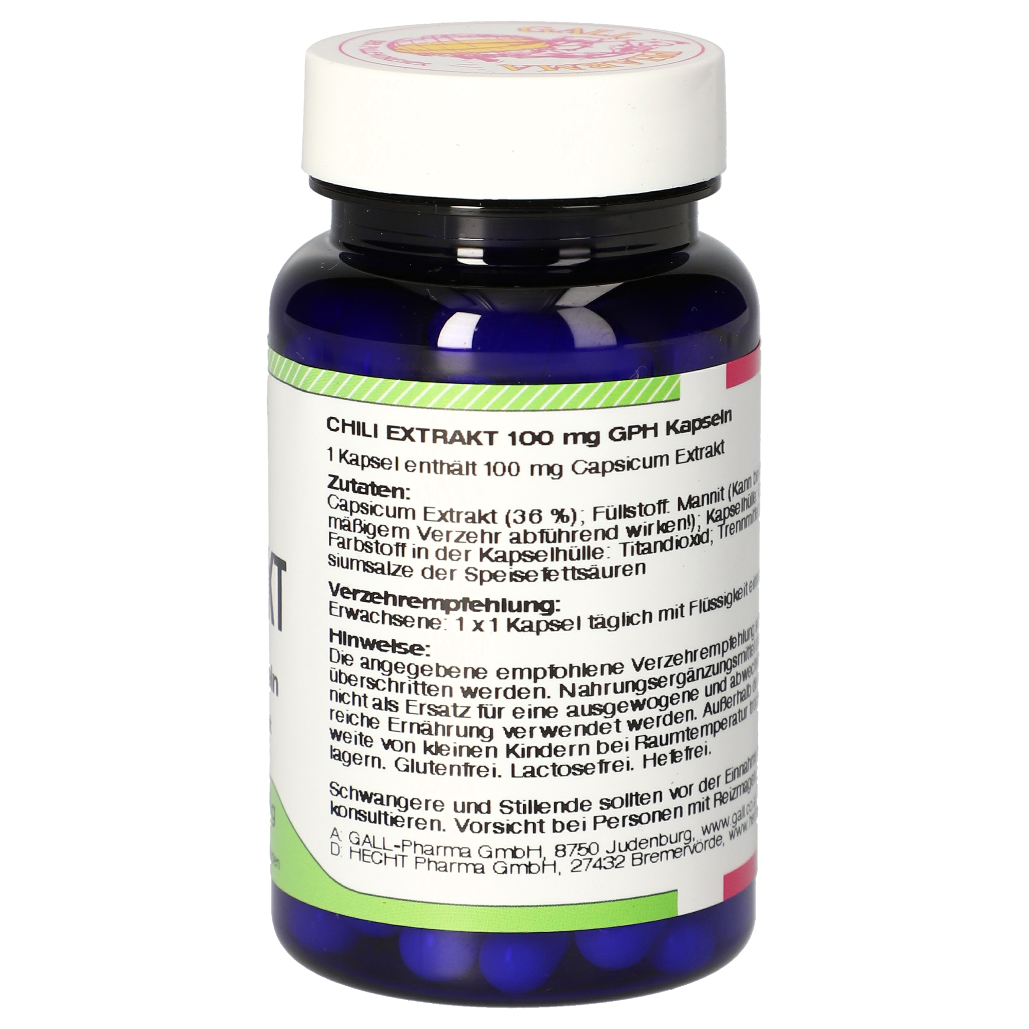 Chiliextrakt 100 mg GPH Kapseln