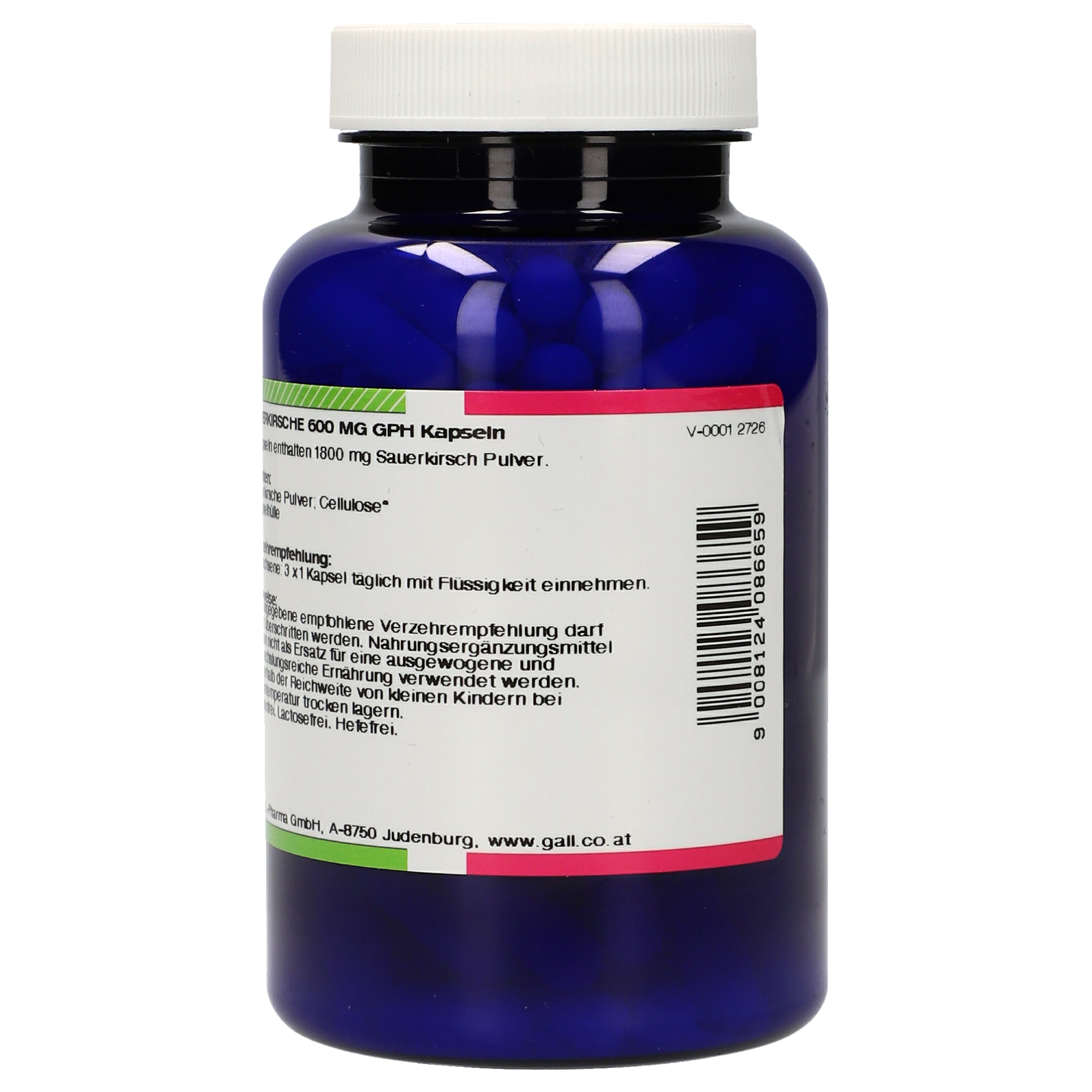 Sauerkirsche 600 mg GPH Kapseln