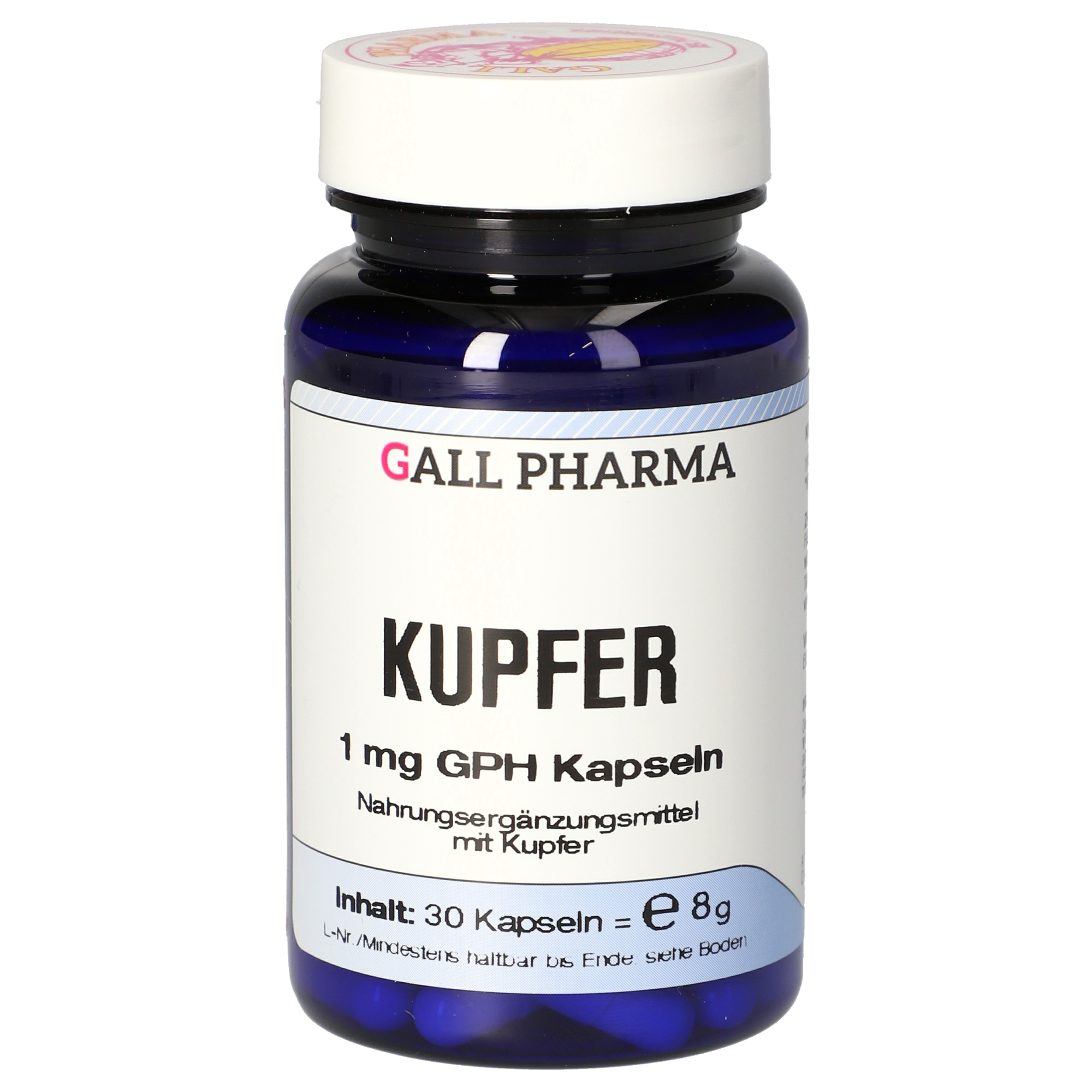 Kupfer 1 mg GPH Kapseln Kupfer 1 mg GPH Kapseln