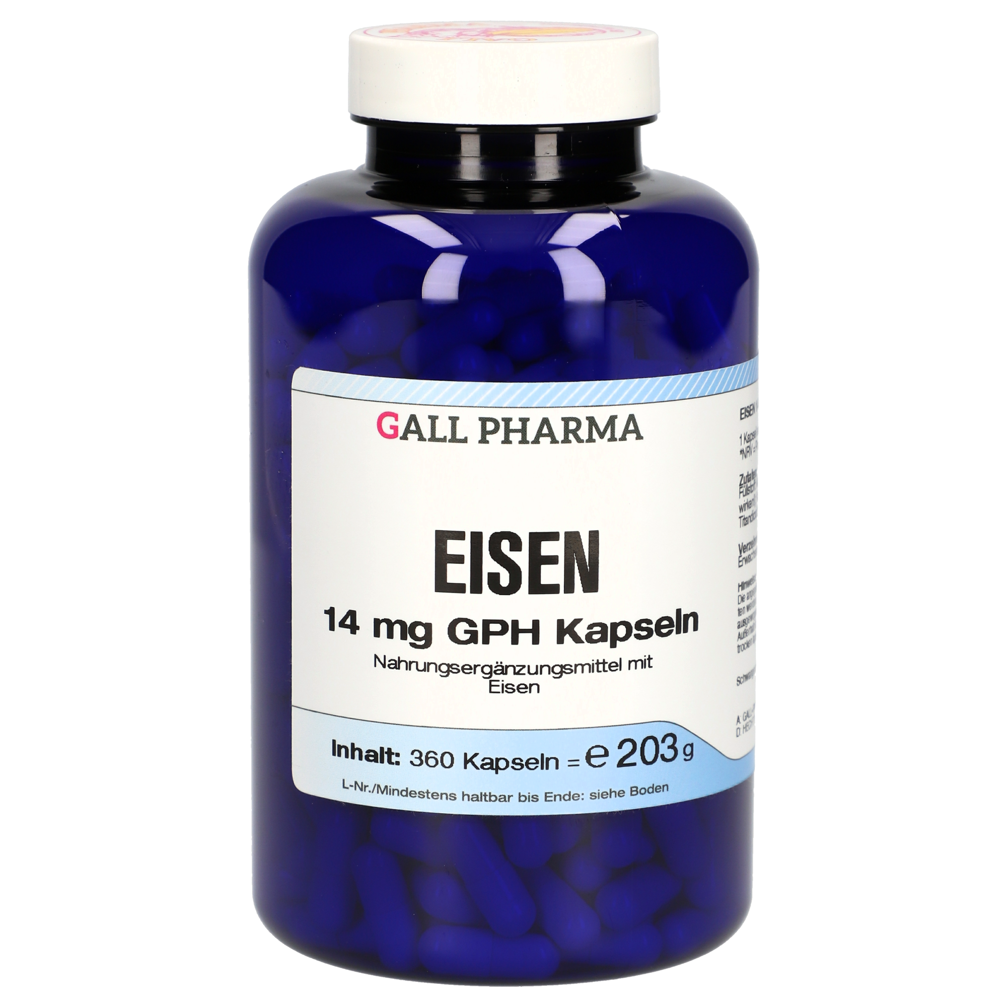 Eisen 14 mg GPH Kapseln