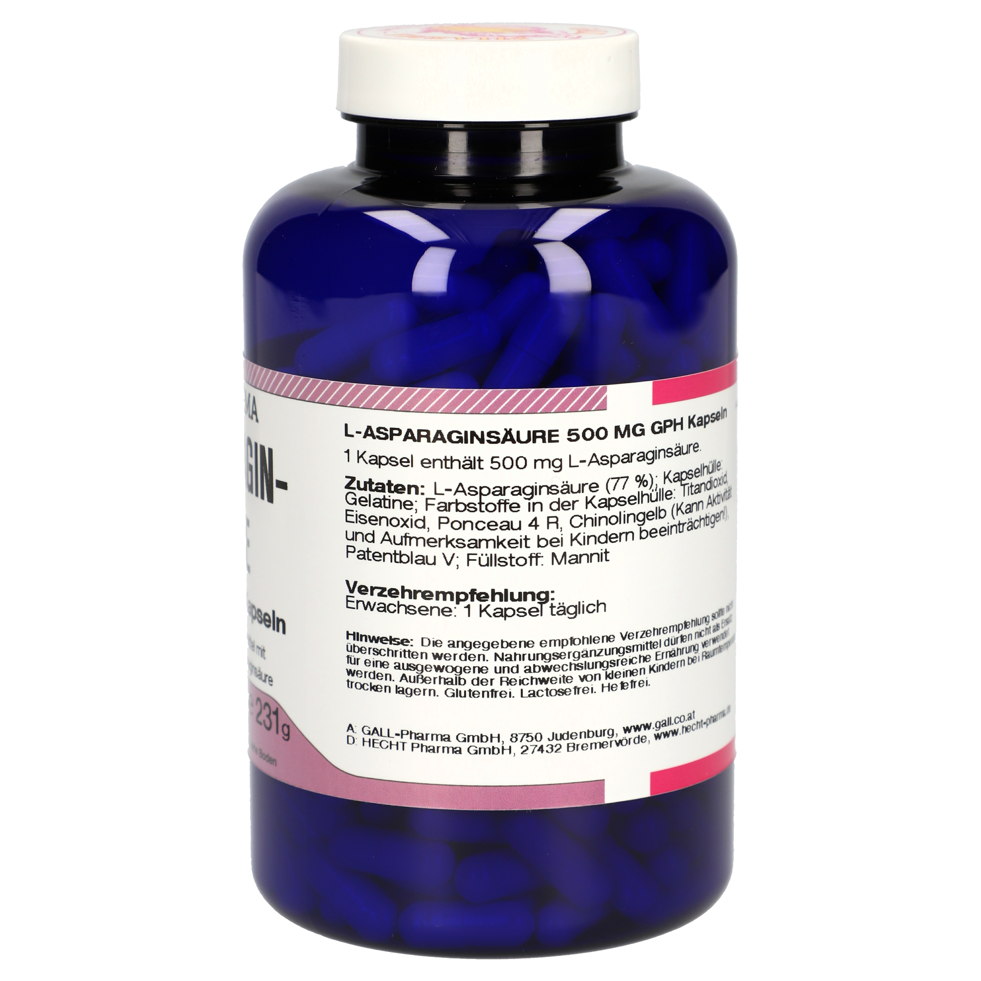 L-Asparaginsäure 500 mg GPH Kapseln