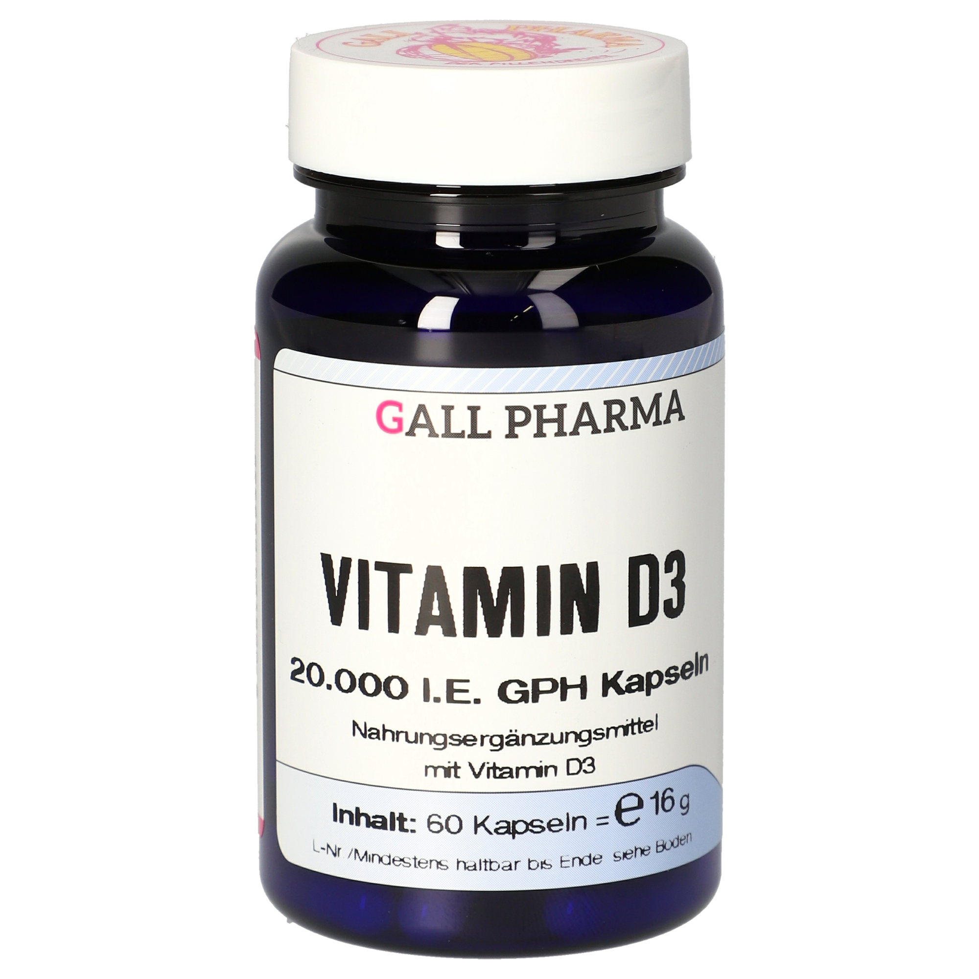 Vitamin D3 20.000 I.U. GPH Capsules