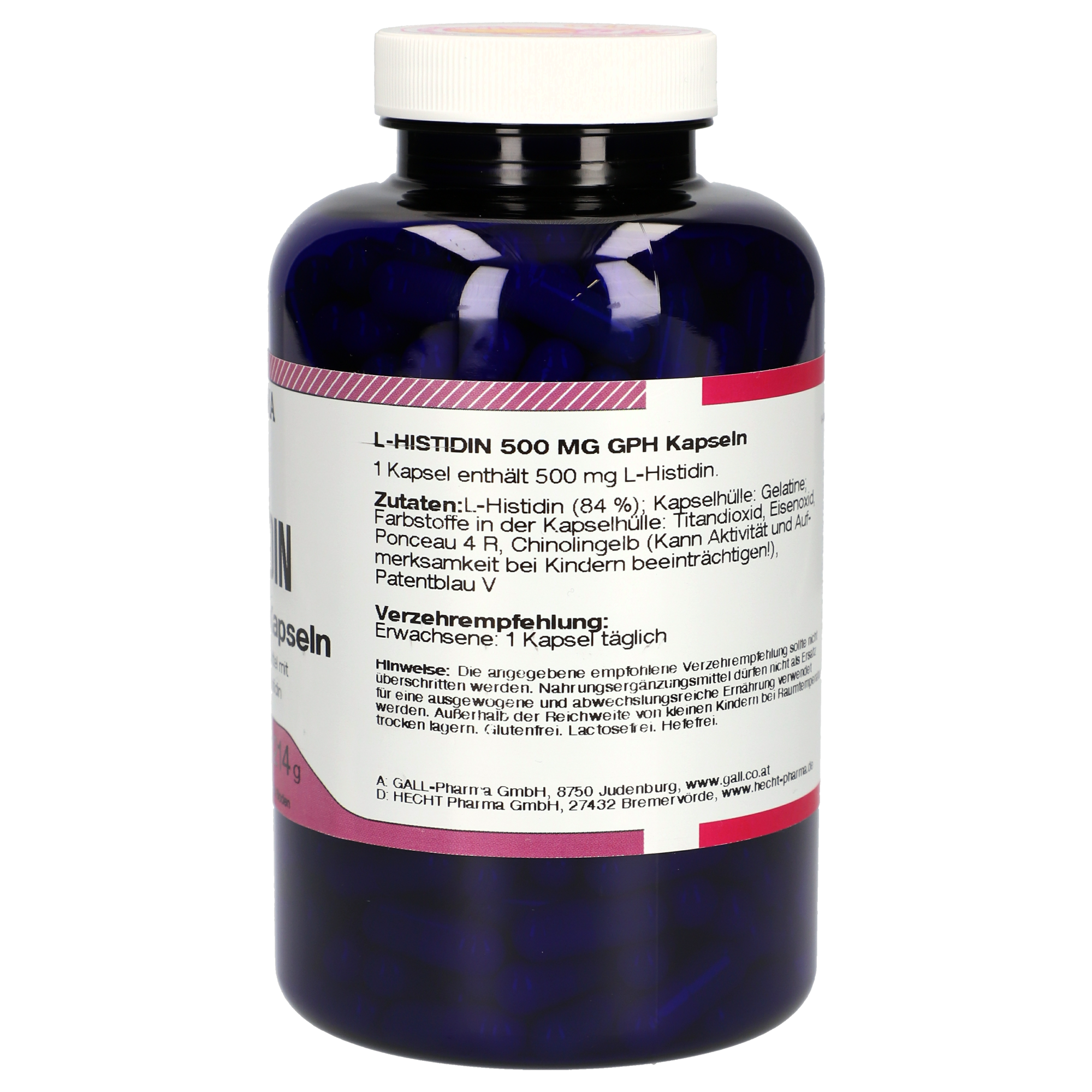 L-Histidin 500 mg GPH Kapseln