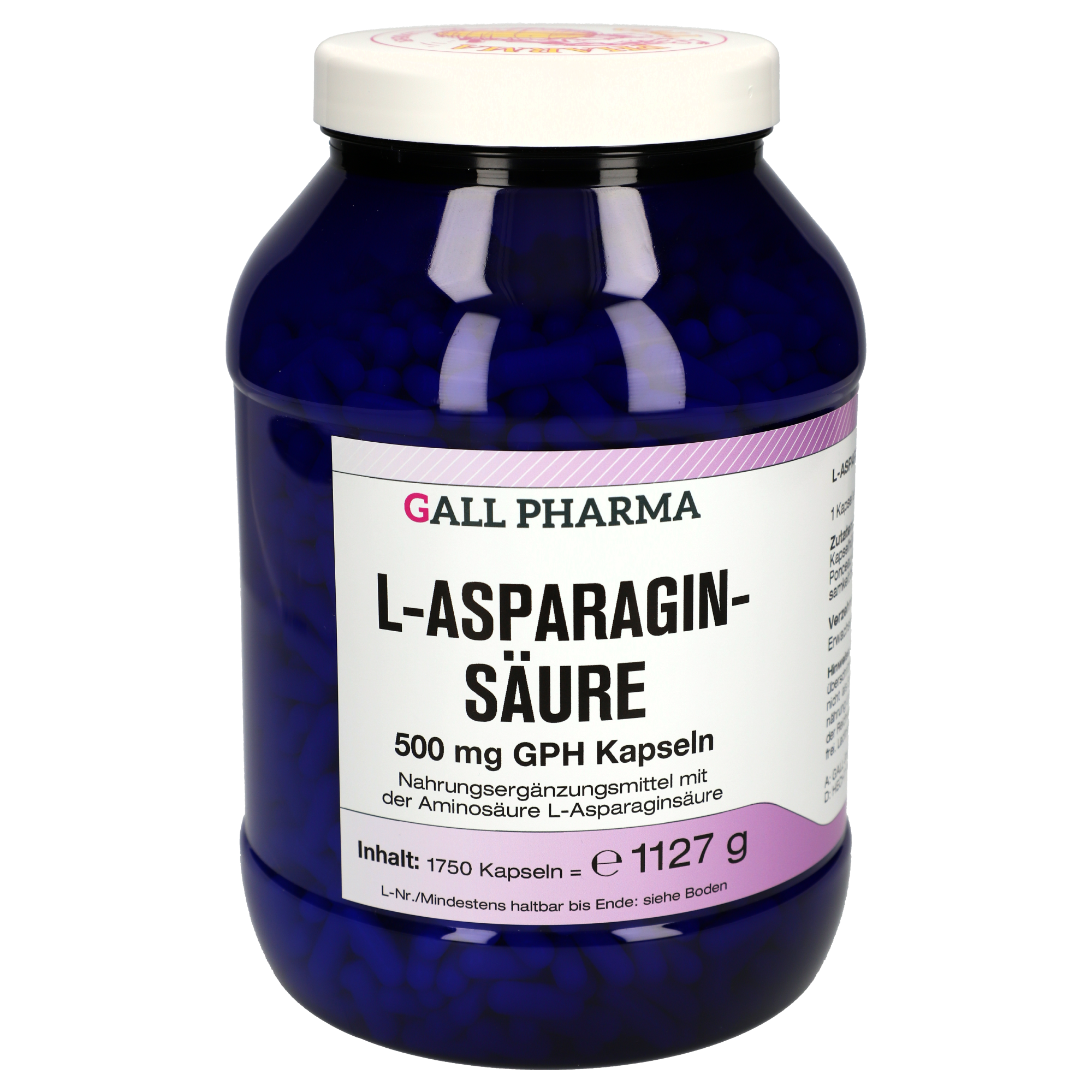 L-Asparaginsäure 500 mg GPH Kapseln