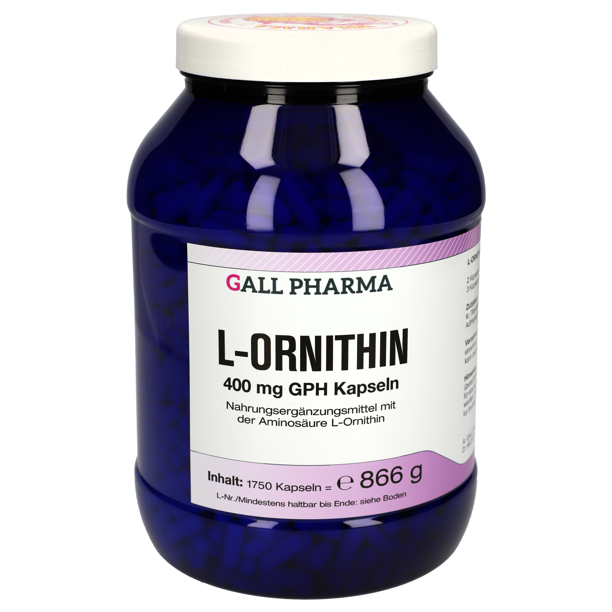 L-Ornithin 400 mg GPH Kapseln