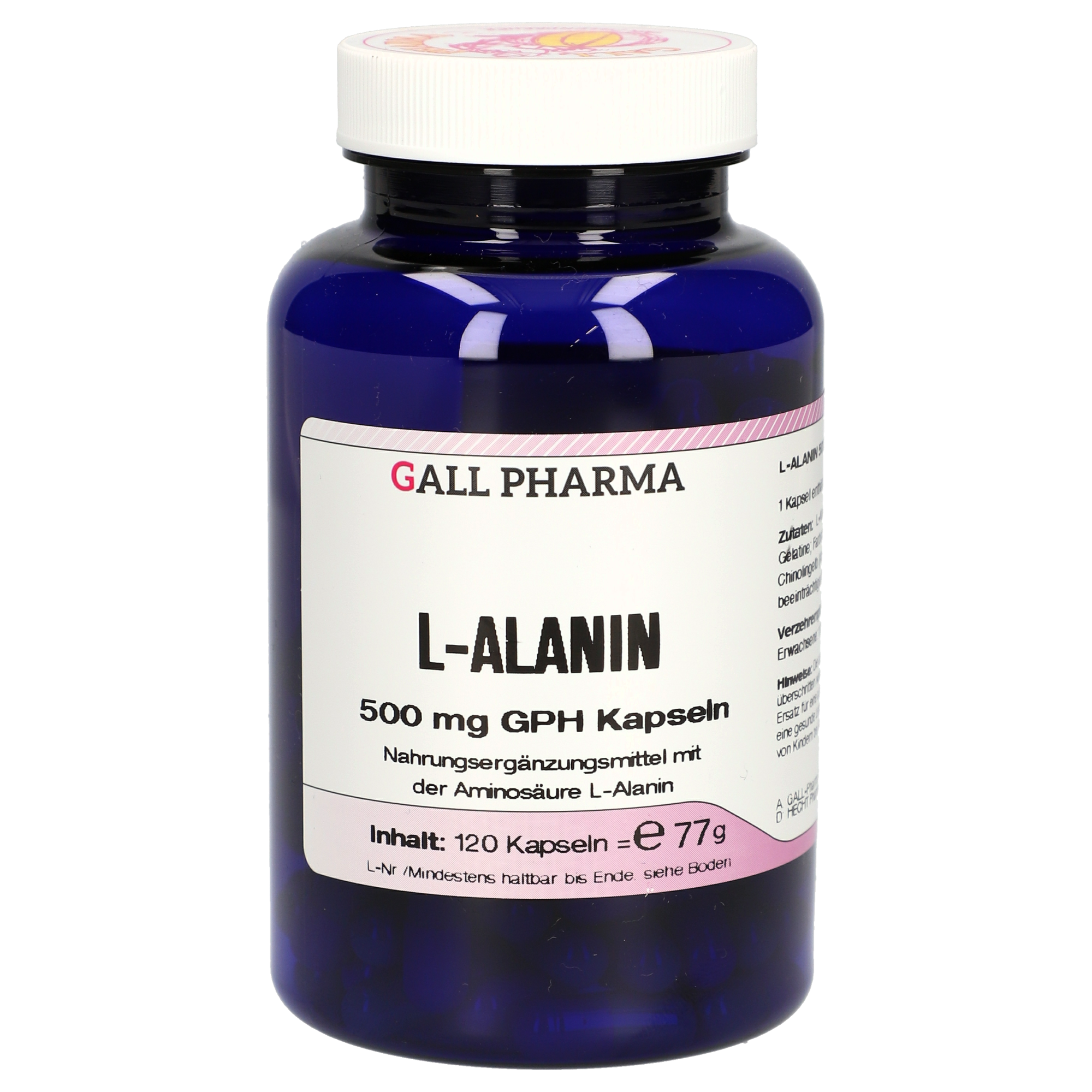 L-Alanin 500 mg GPH Kapseln