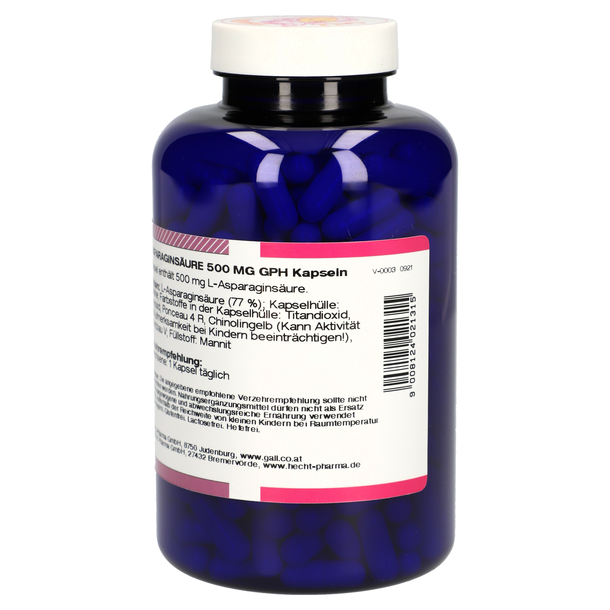 L-Asparaginsäure 500 mg GPH Kapseln