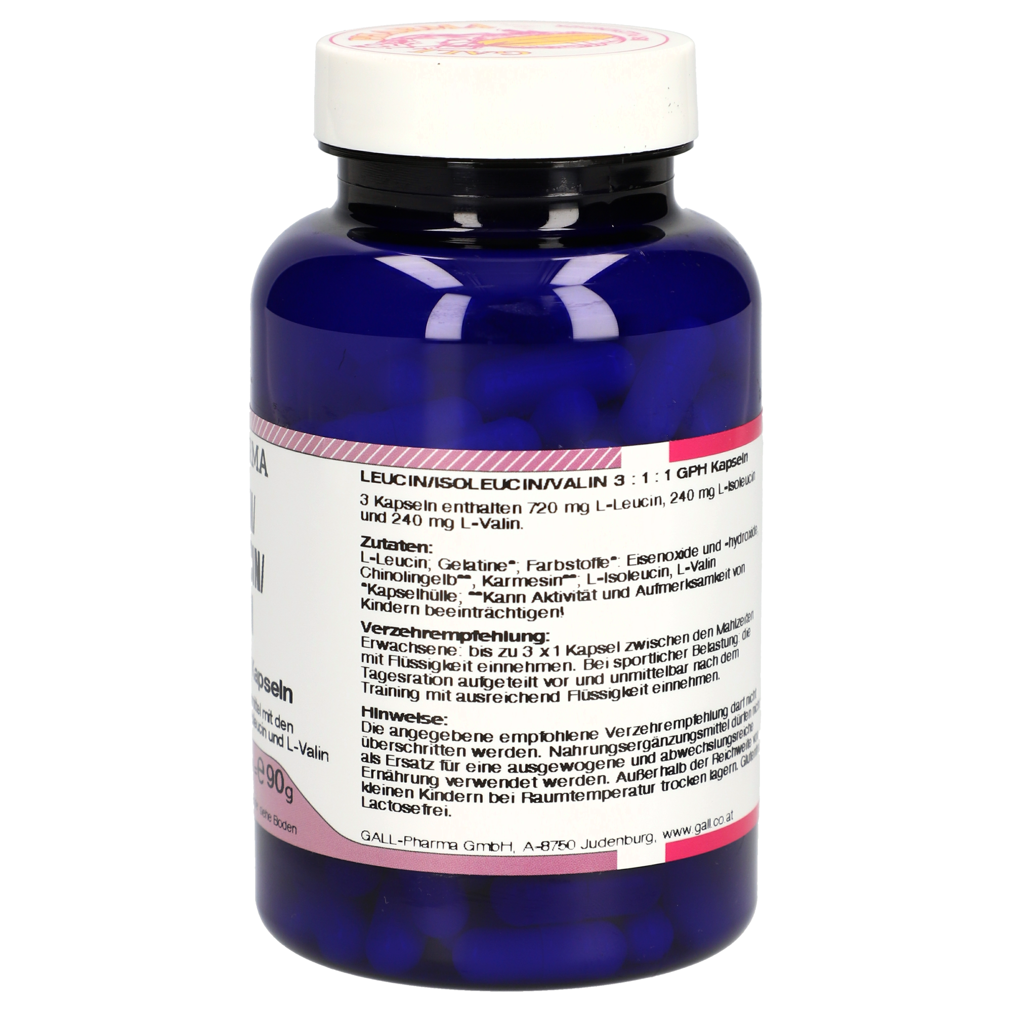 Leucin / Isoleucin / Valin 3:1:1 GPH Kapseln