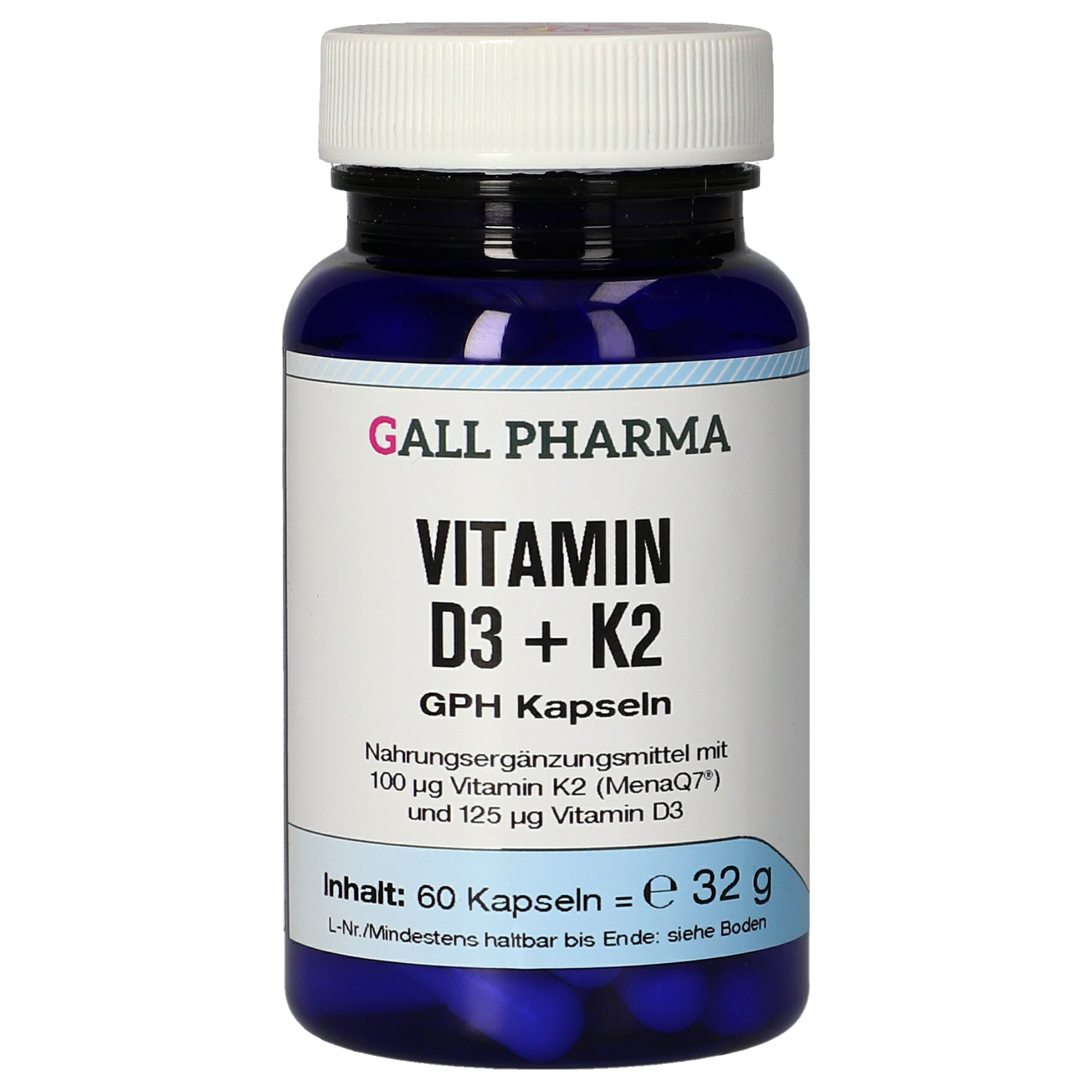 Vitamin D3 + K2 GPH Kapseln