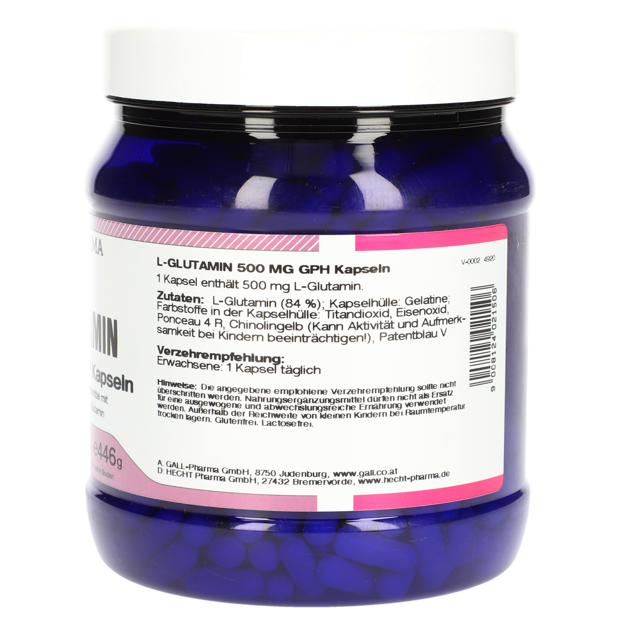 L-Glutamin 500 mg GPH Kapseln