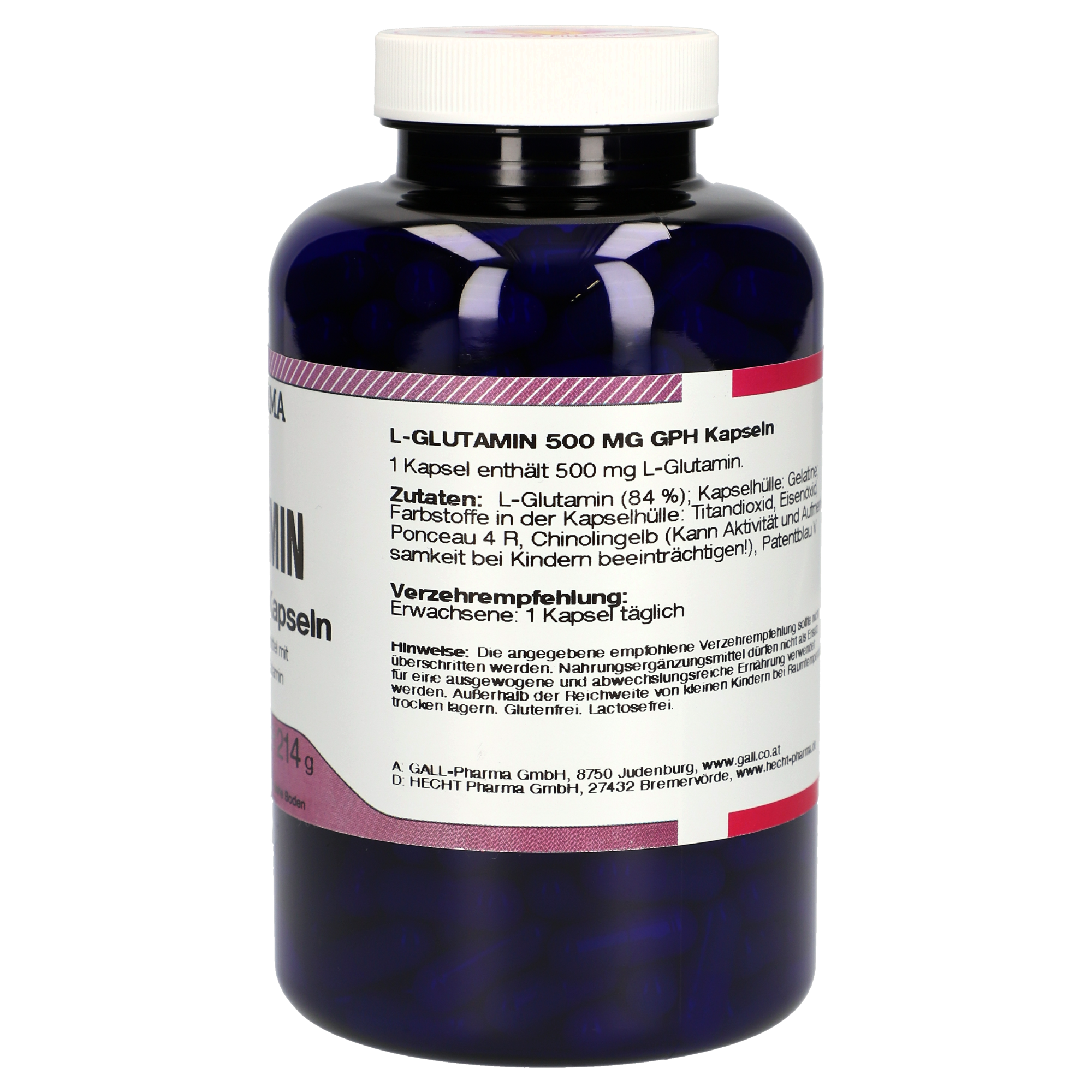 L-Glutamin 500 mg GPH Kapseln