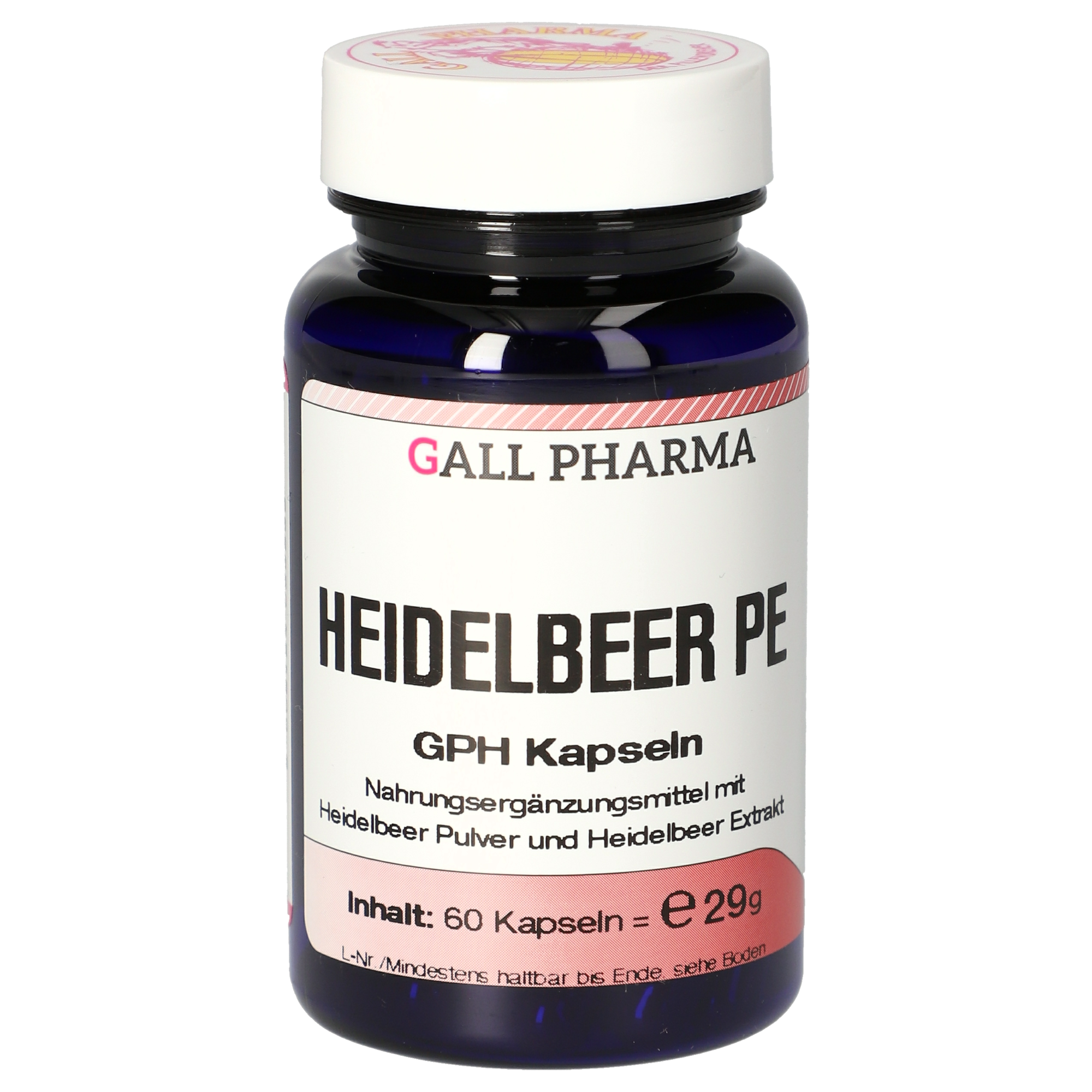Heidelbeer PE GPH Kapseln Heidelbeer PE GPH Kapseln