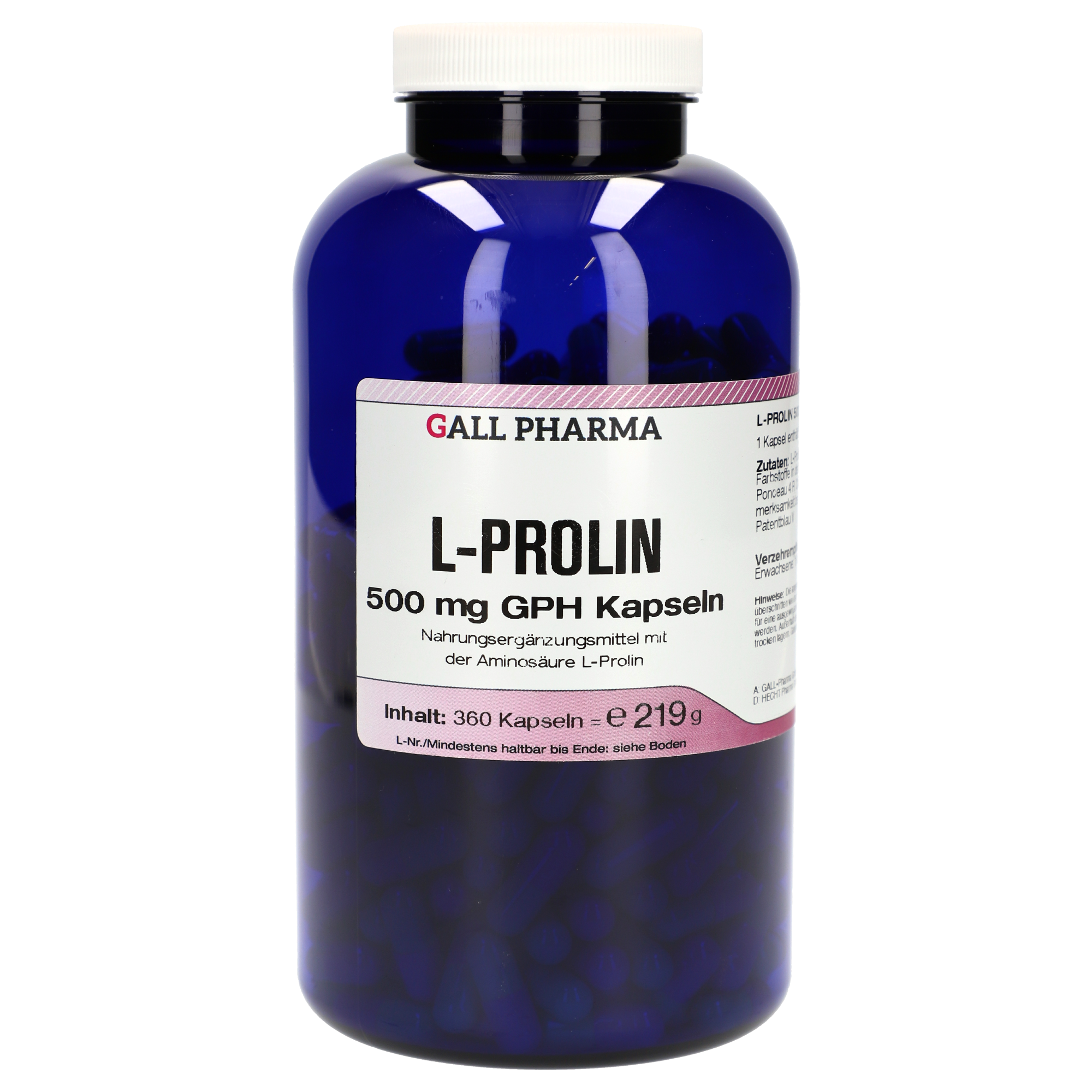 L-Prolin 500 mg GPH Kapseln