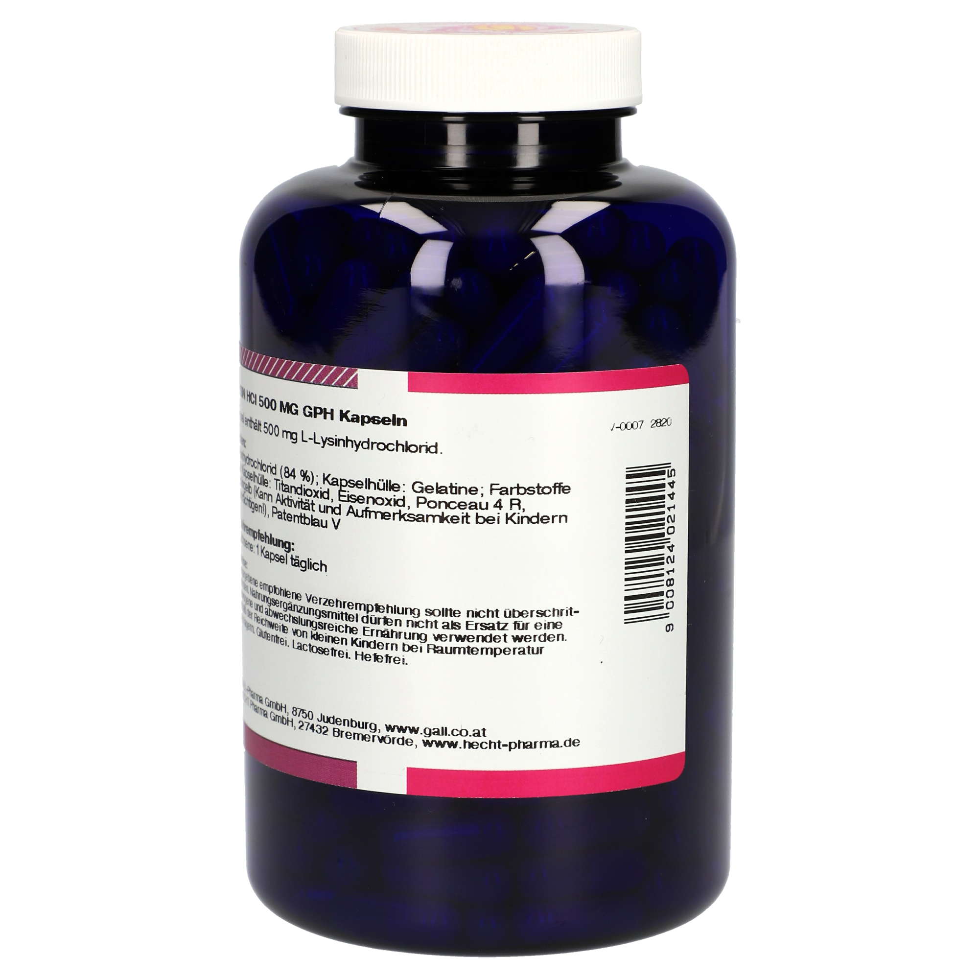 L-Lysin HCl 500 mg GPH Kapseln