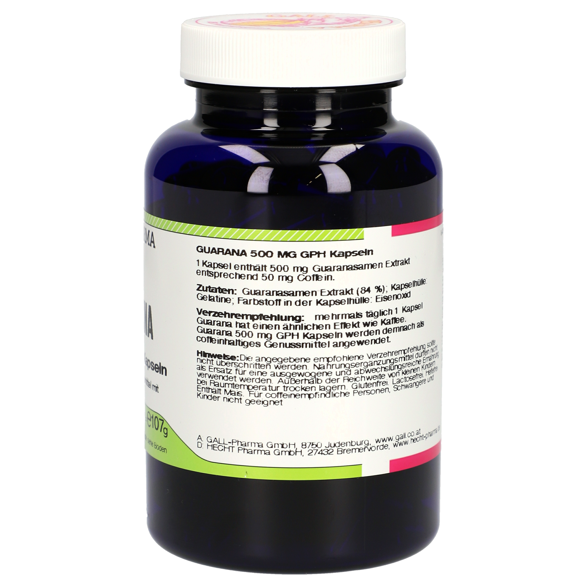 Guarana 500 mg GPH Kapseln