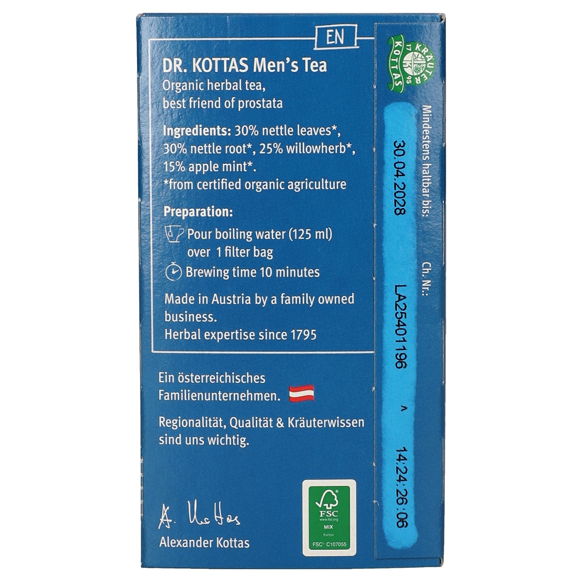 Dr. Kottas Men's Tea