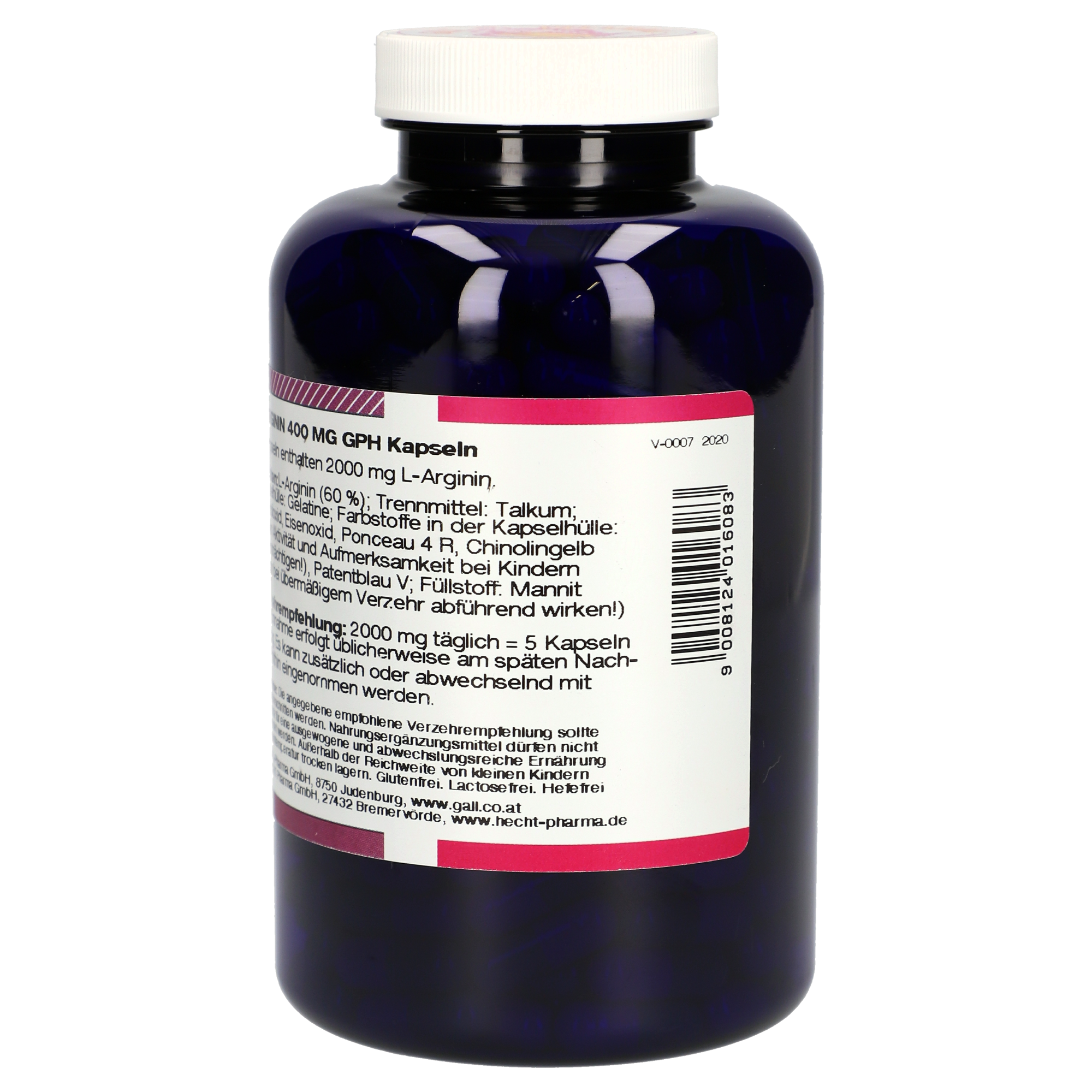 L-Arginin 400 mg GPH Kapseln