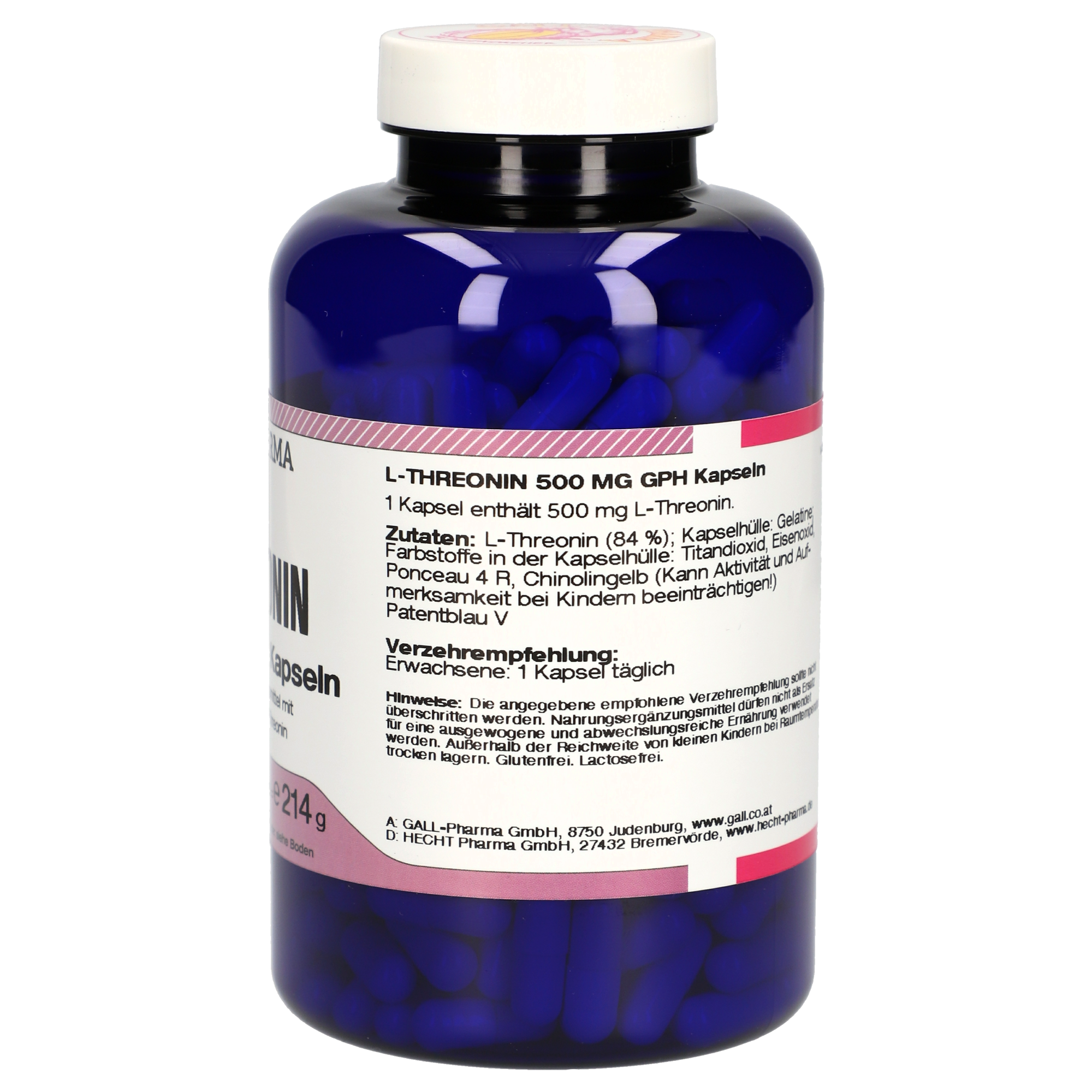 L-Threonin 500 mg GPH Kapseln