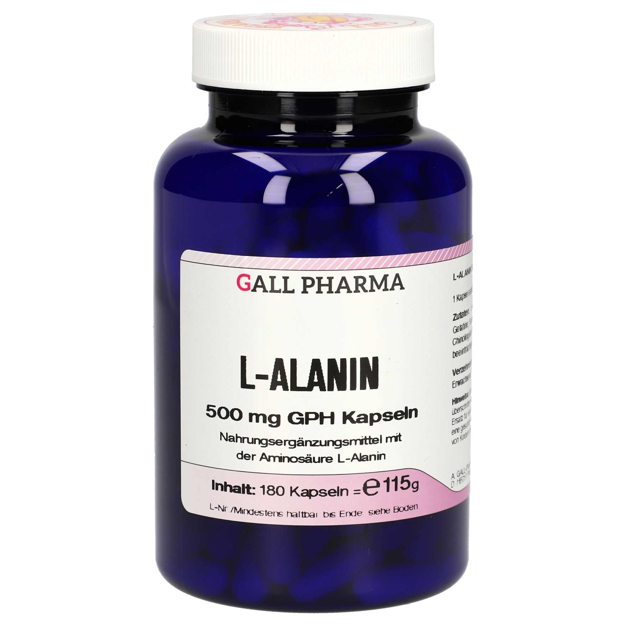 L-Alanin 500 mg GPH Kapseln